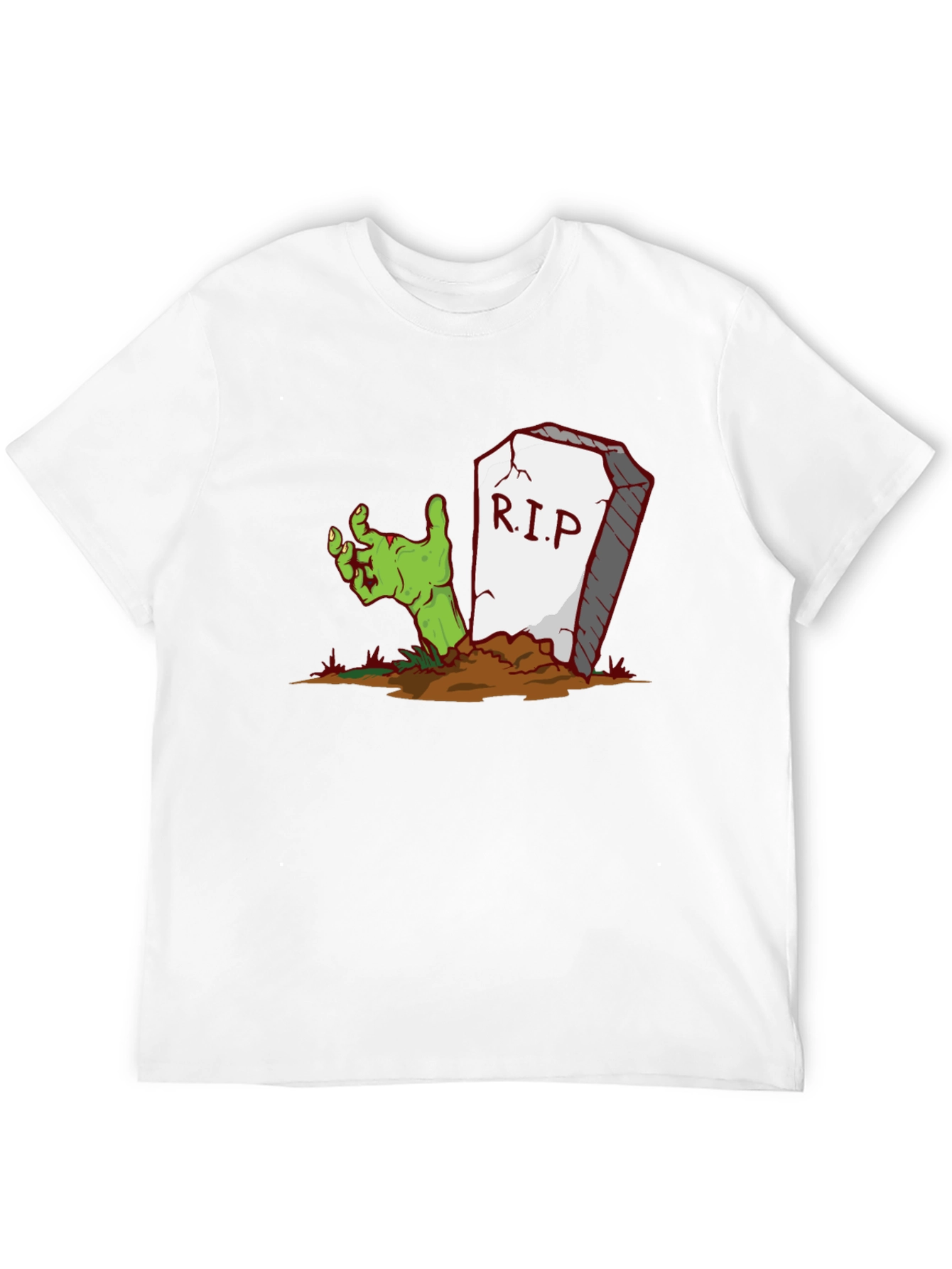 Zombie Hand RIP T-Shirt - Halloween Apparel