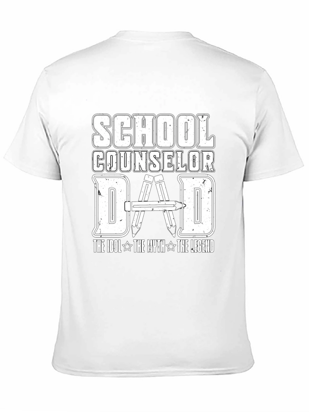 School Counselor Dad Graphic T-Shirt