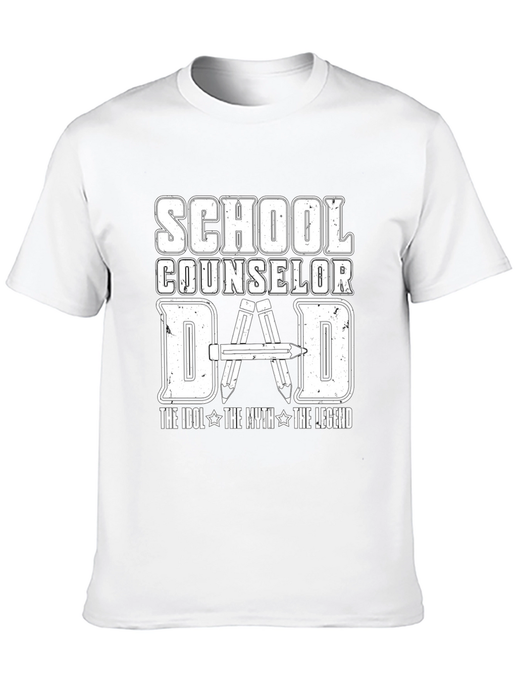 School Counselor Dad Graphic T-Shirt