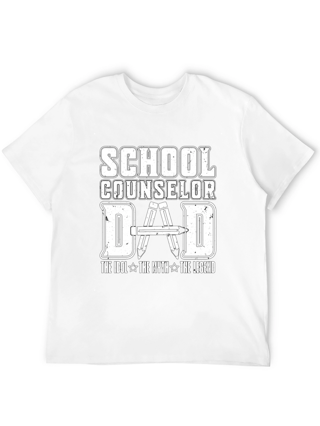 School Counselor Dad Graphic T-Shirt