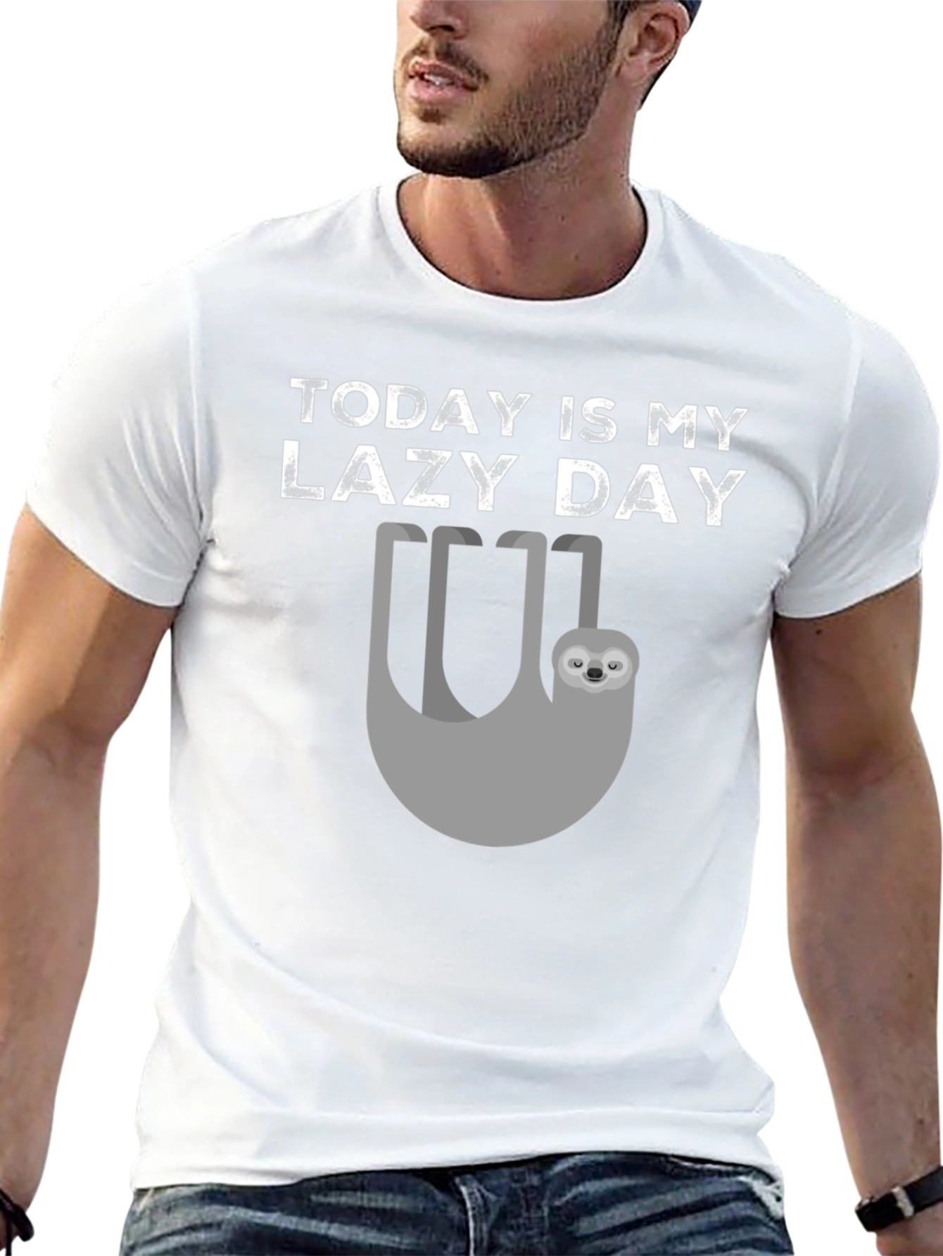Today Is My Lazy Day Sloth Graphic Tee