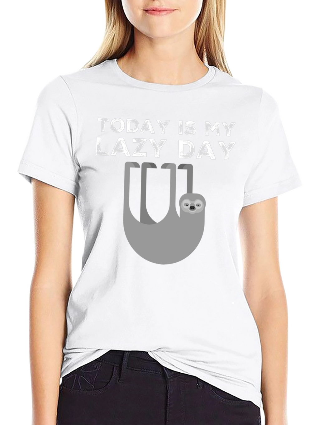 Today Is My Lazy Day Sloth Graphic Tee