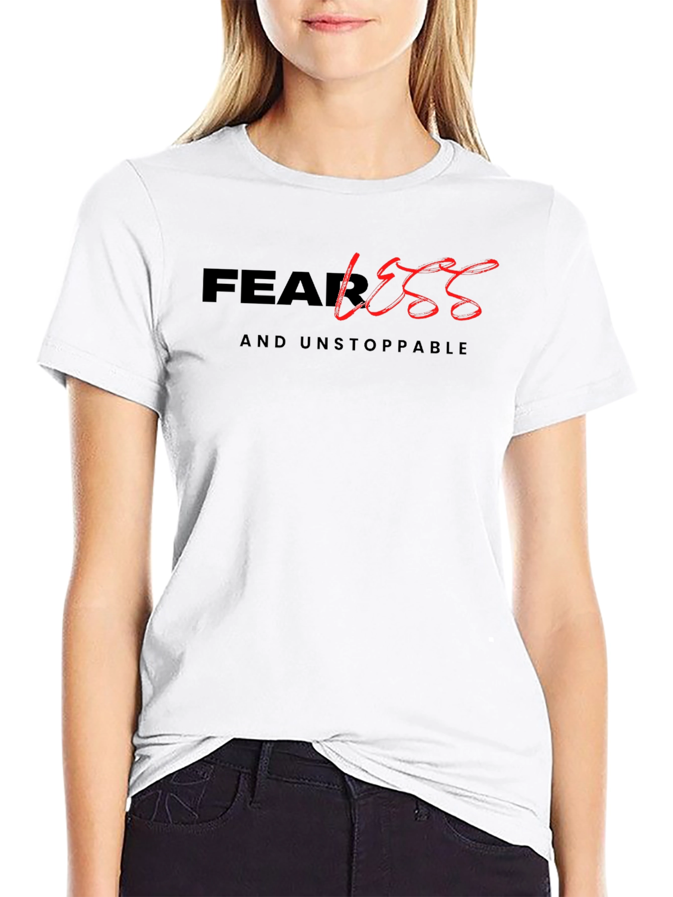 Fearless and Unstoppable Black T-Shirt