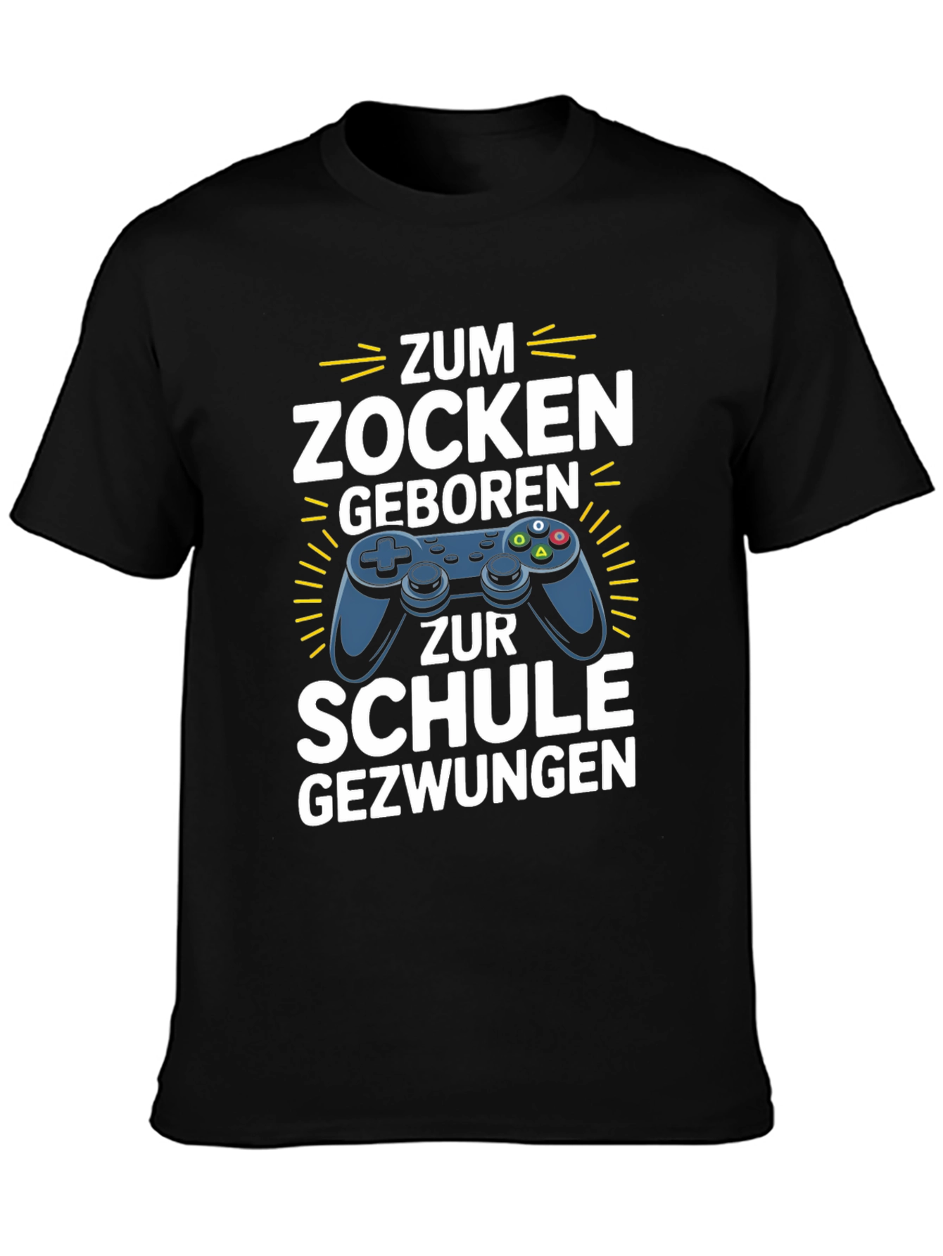 Gamer T-Shirt - Born to Game Forced to School