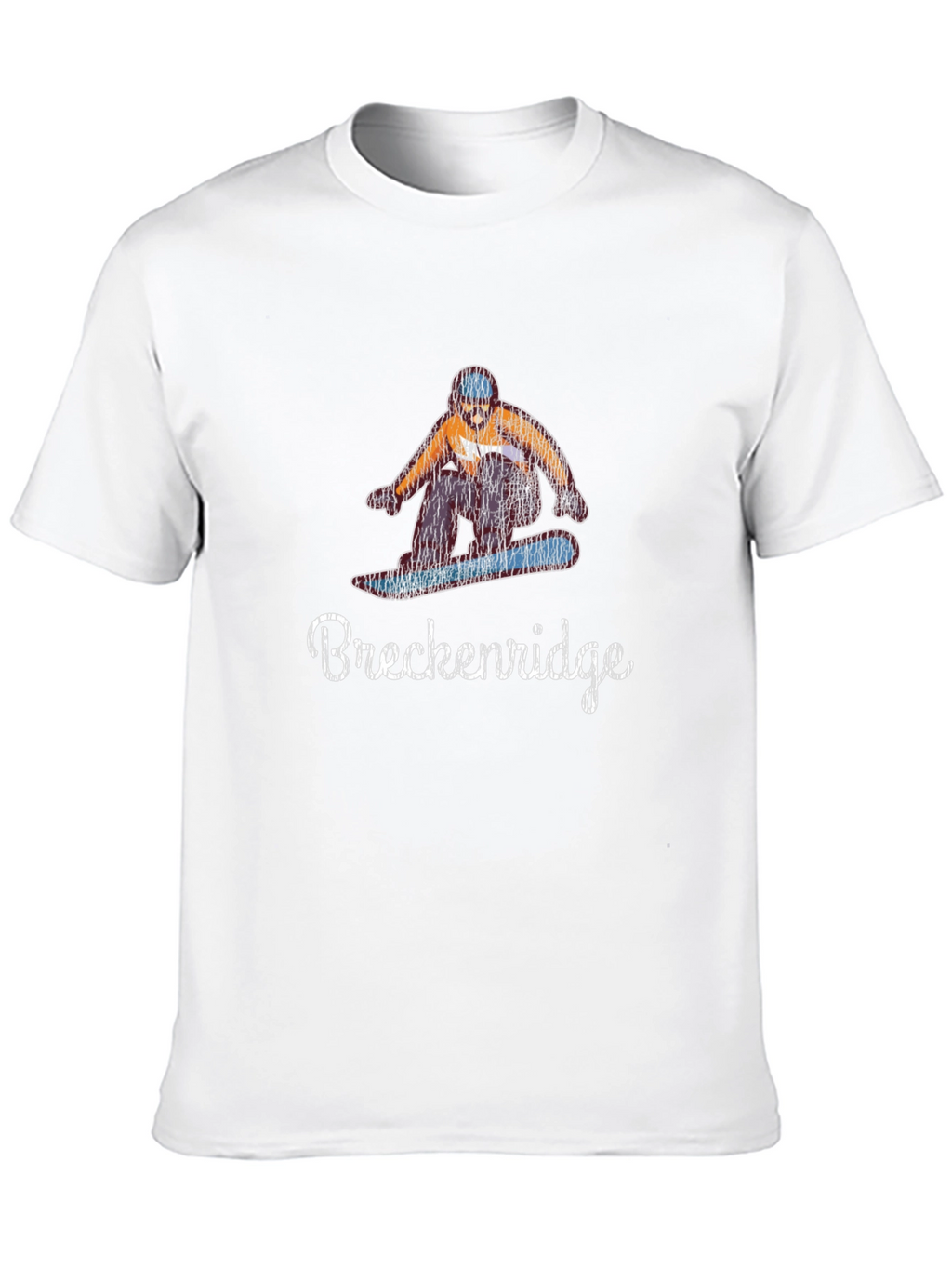 Breckenridge Snowboarder Black T-Shirt