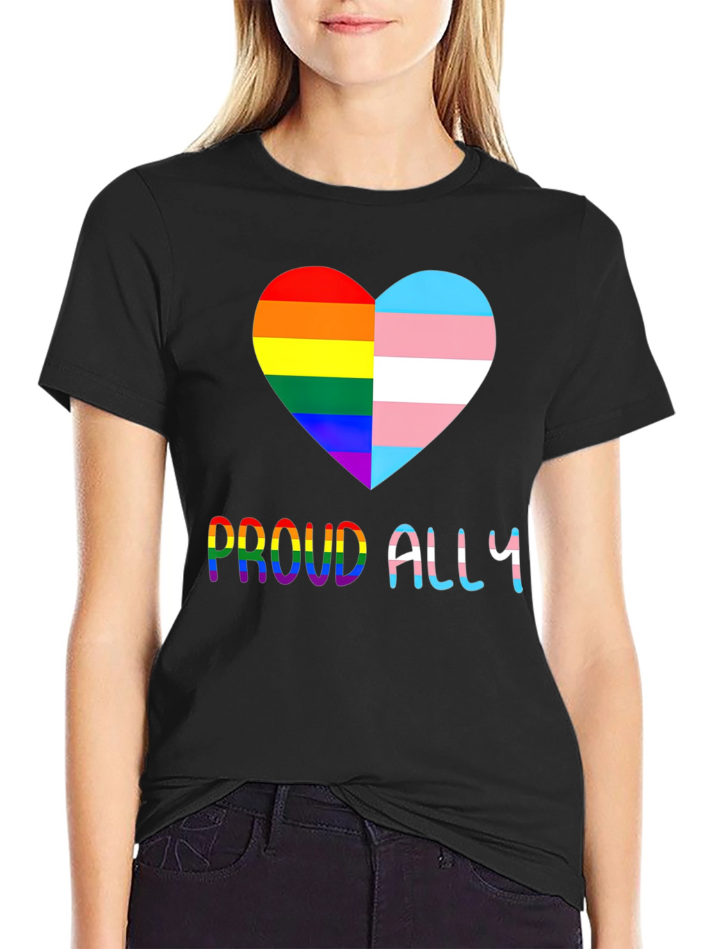 Proud Ally LGBT Transgender Pride T-Shirt
