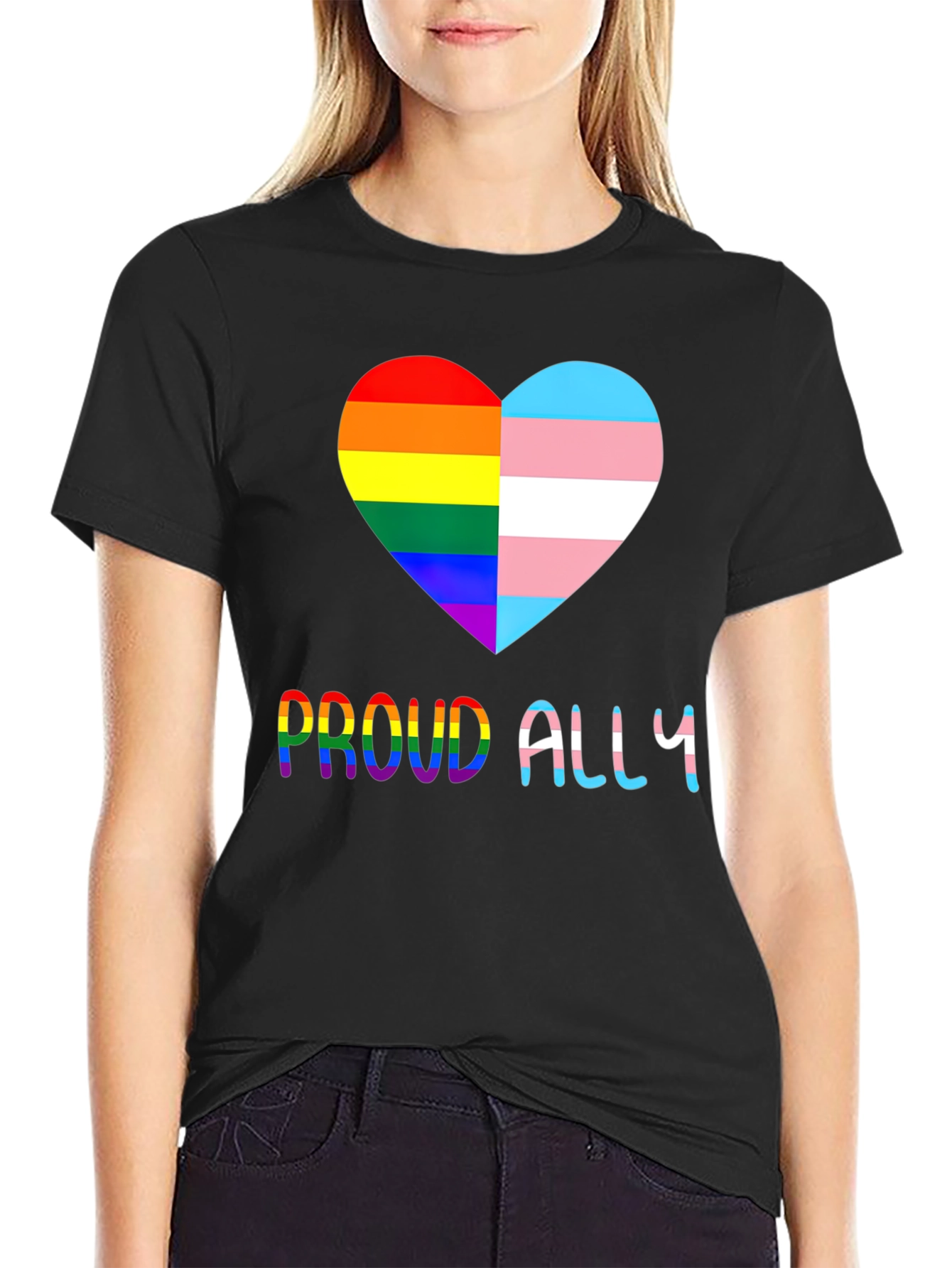 Proud Ally LGBT Transgender Pride T-Shirt