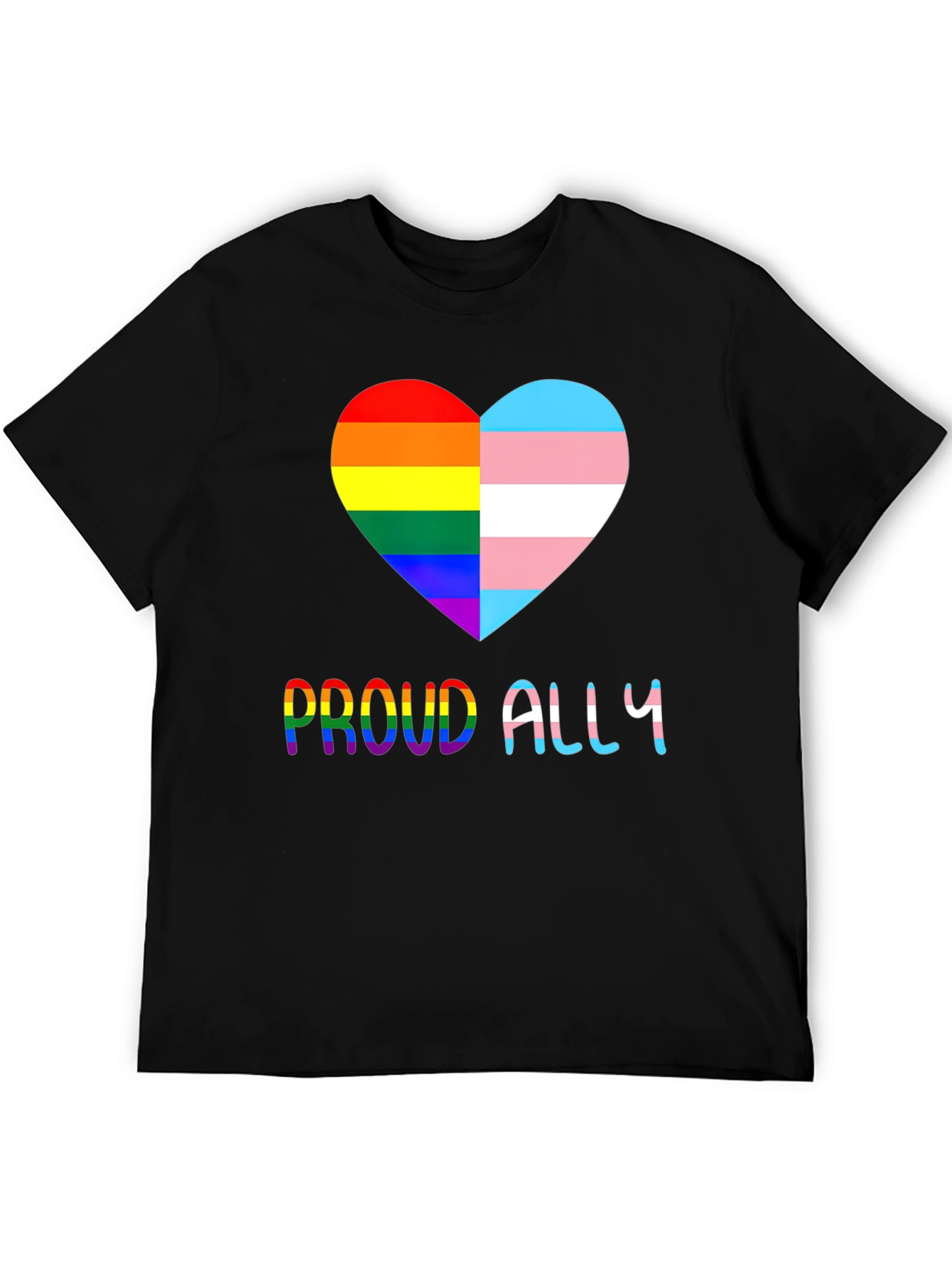Proud Ally LGBT Transgender Pride T-Shirt
