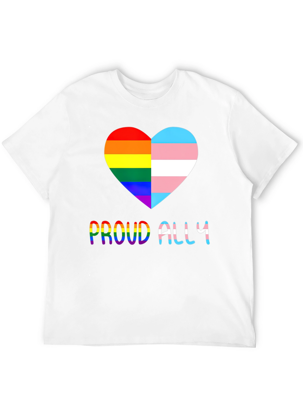 Proud Ally LGBT Transgender Pride T-Shirt