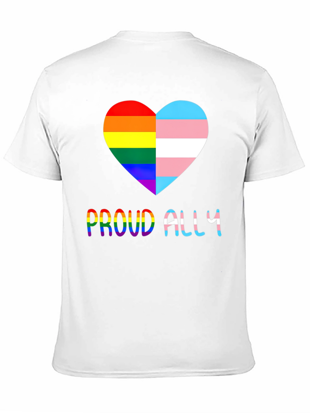 Proud Ally LGBT Transgender Pride T-Shirt
