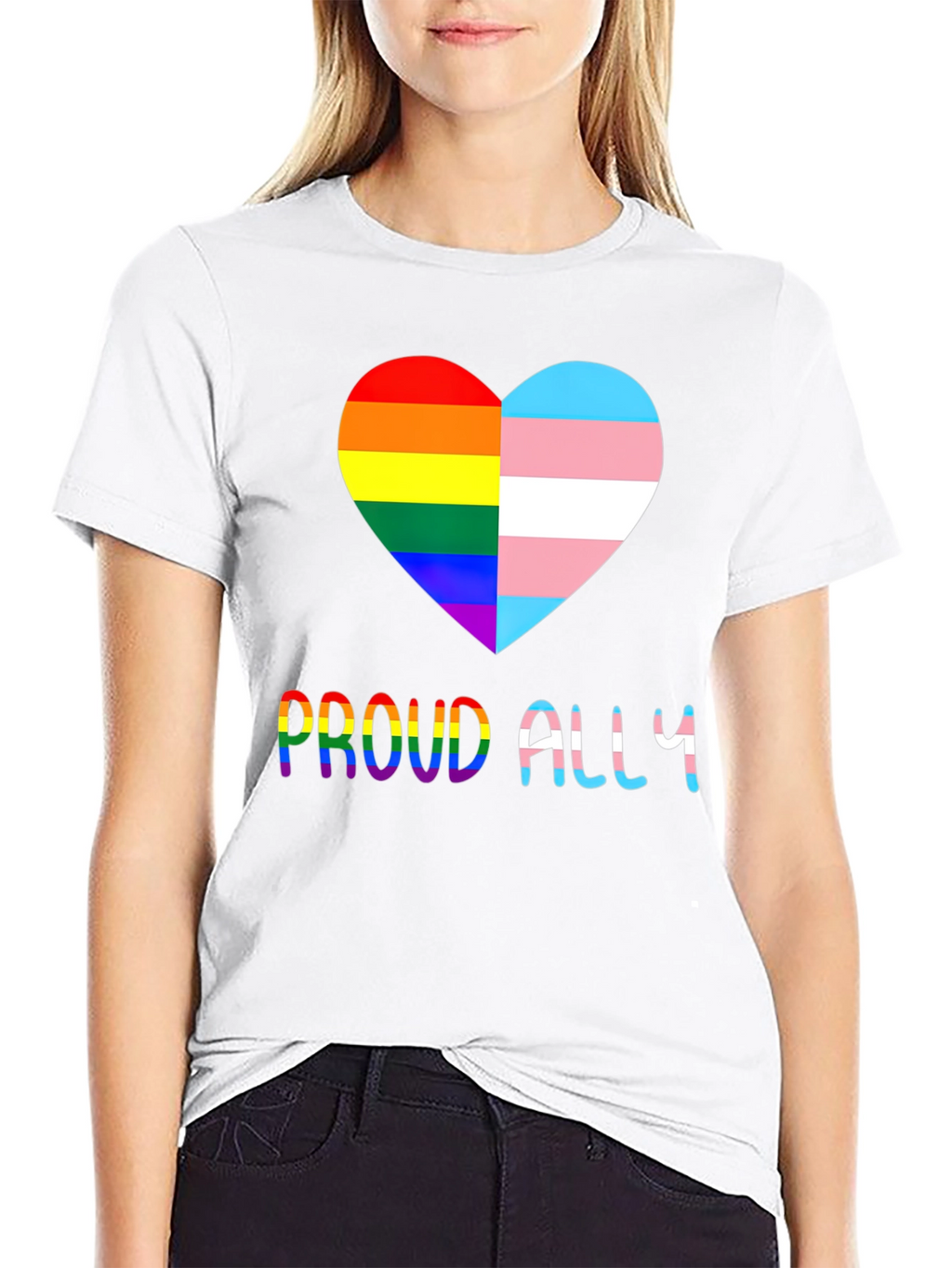 Proud Ally LGBT Transgender Pride T-Shirt