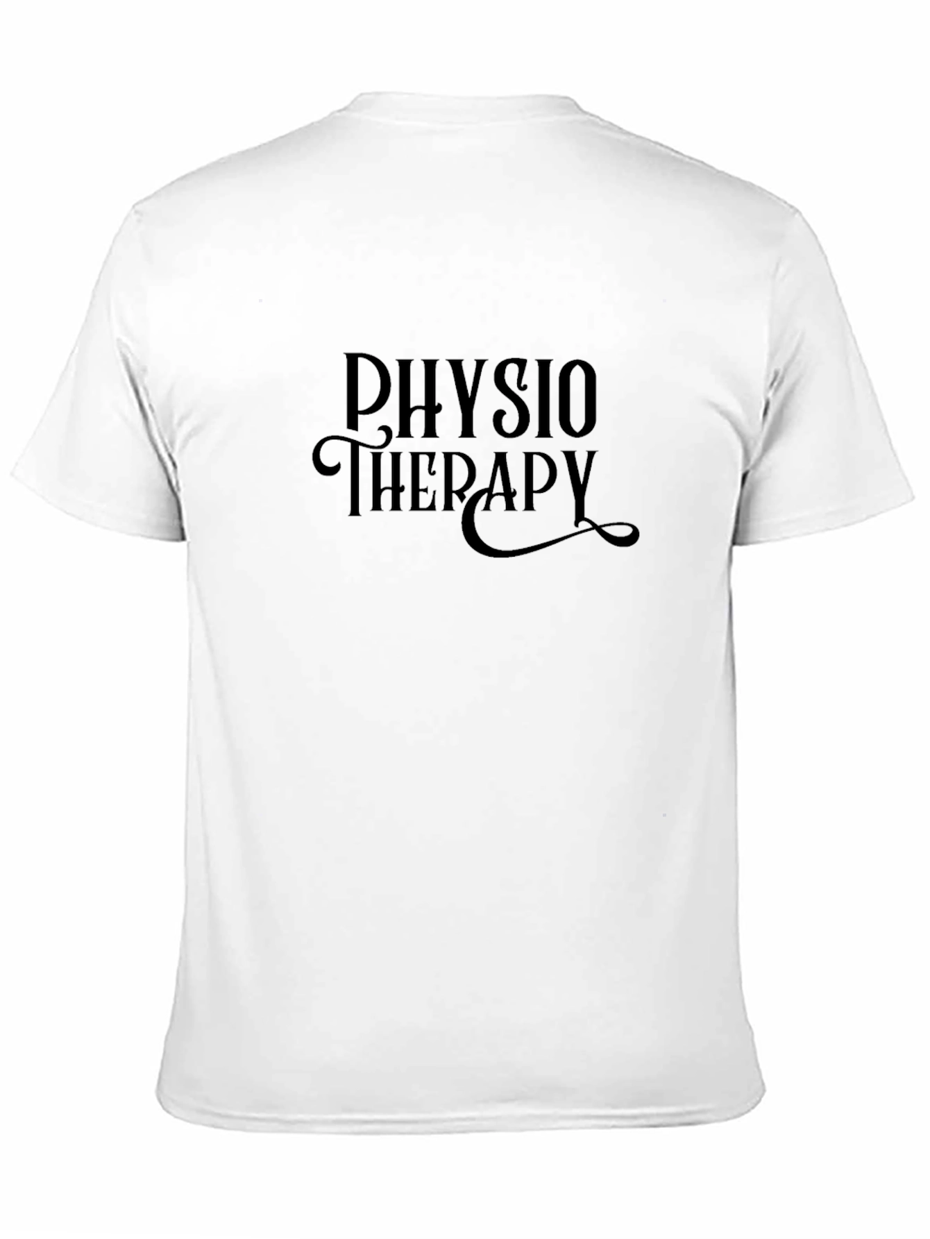 Physio Therapy Graphic Tee - Black