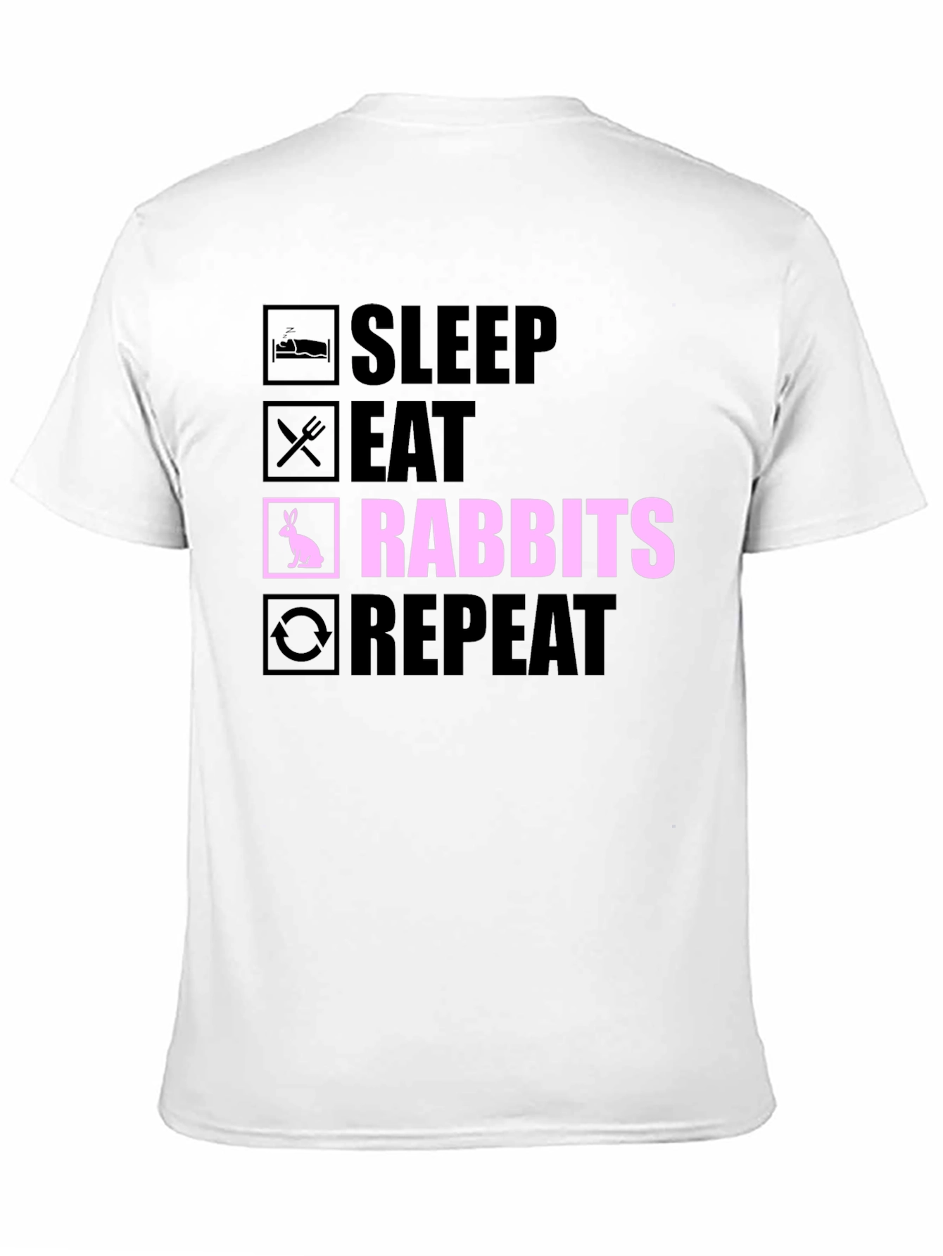 Sleep Eat Rabbits Repeat T-Shirt