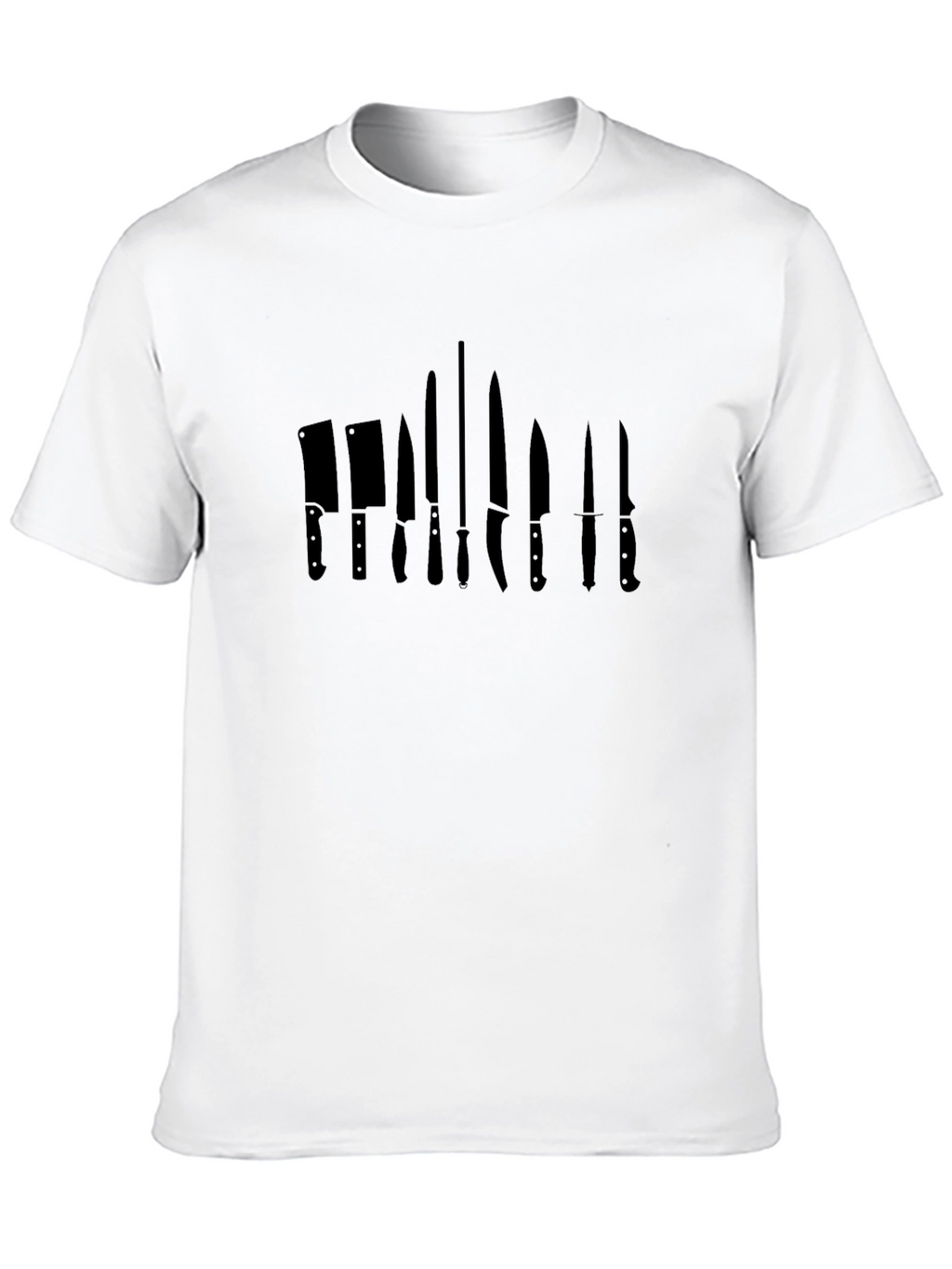 Chef Knife Black T-Shirt - Culinary Cutlery