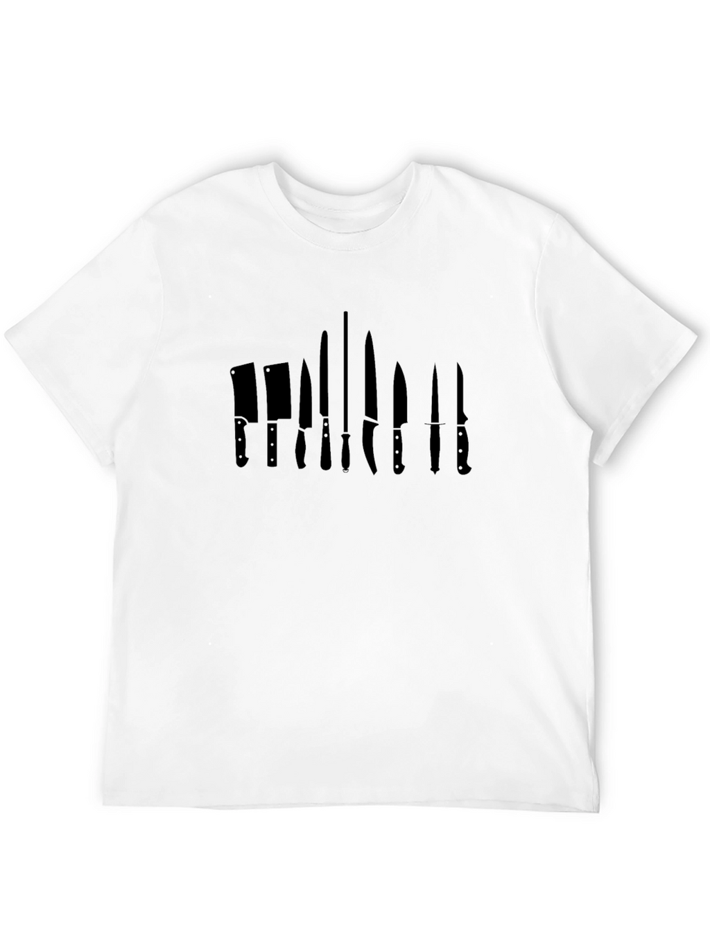 Chef Knife Black T-Shirt - Culinary Cutlery