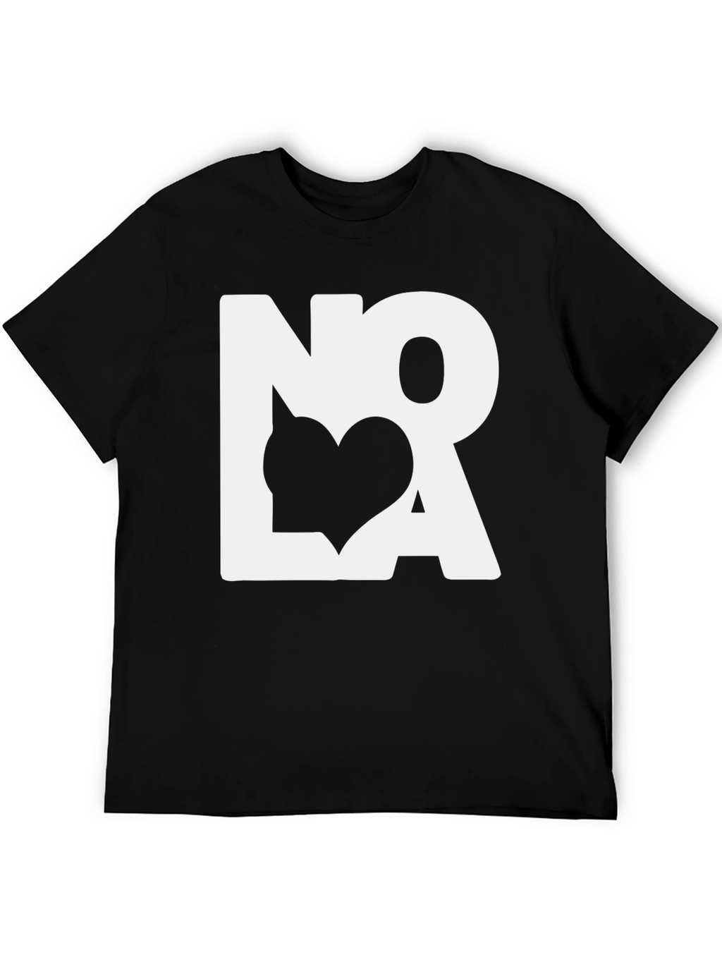 NOLA Heart Graphic Tee - New Orleans Love