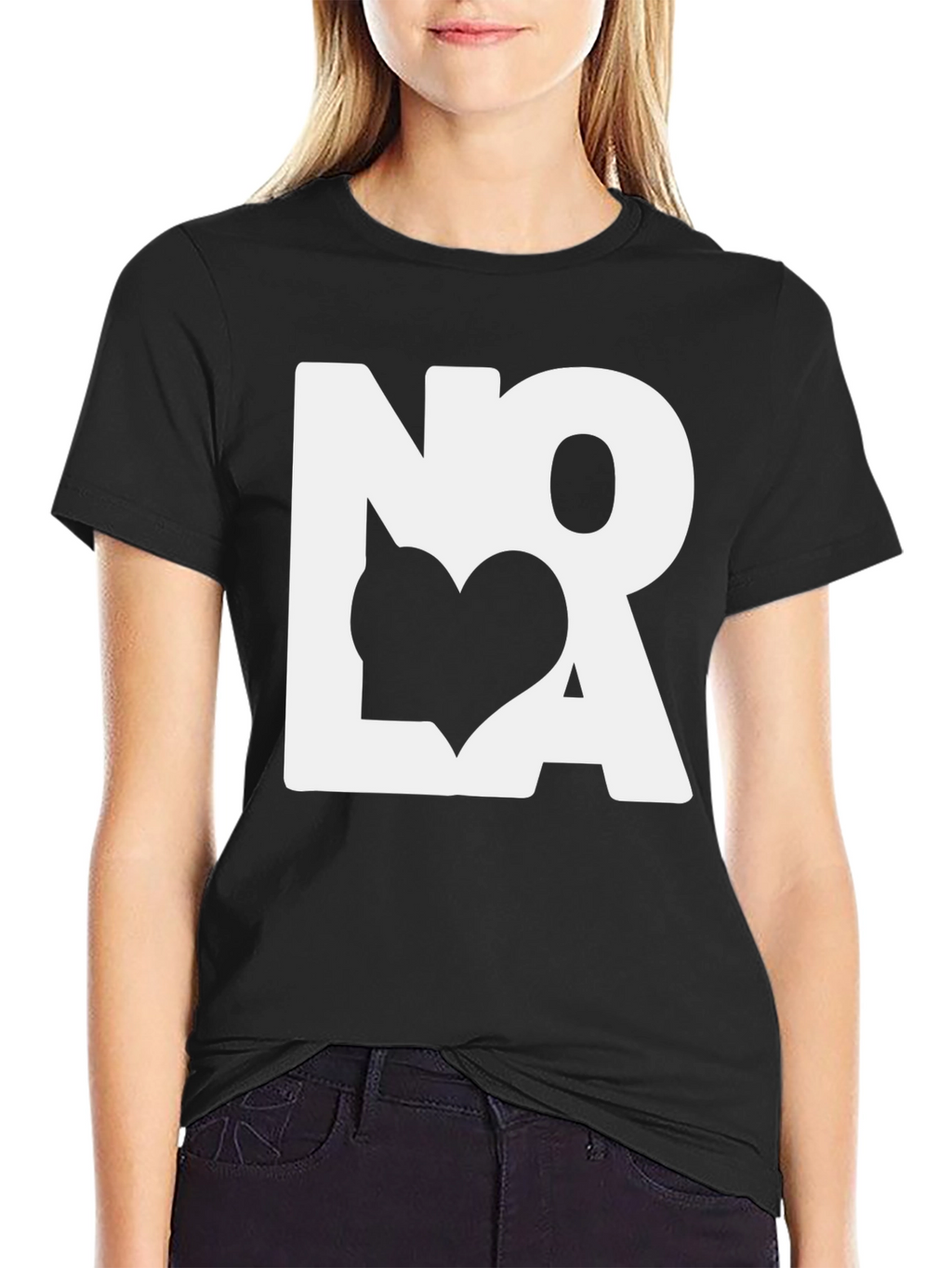 NOLA Heart Graphic Tee - New Orleans Love