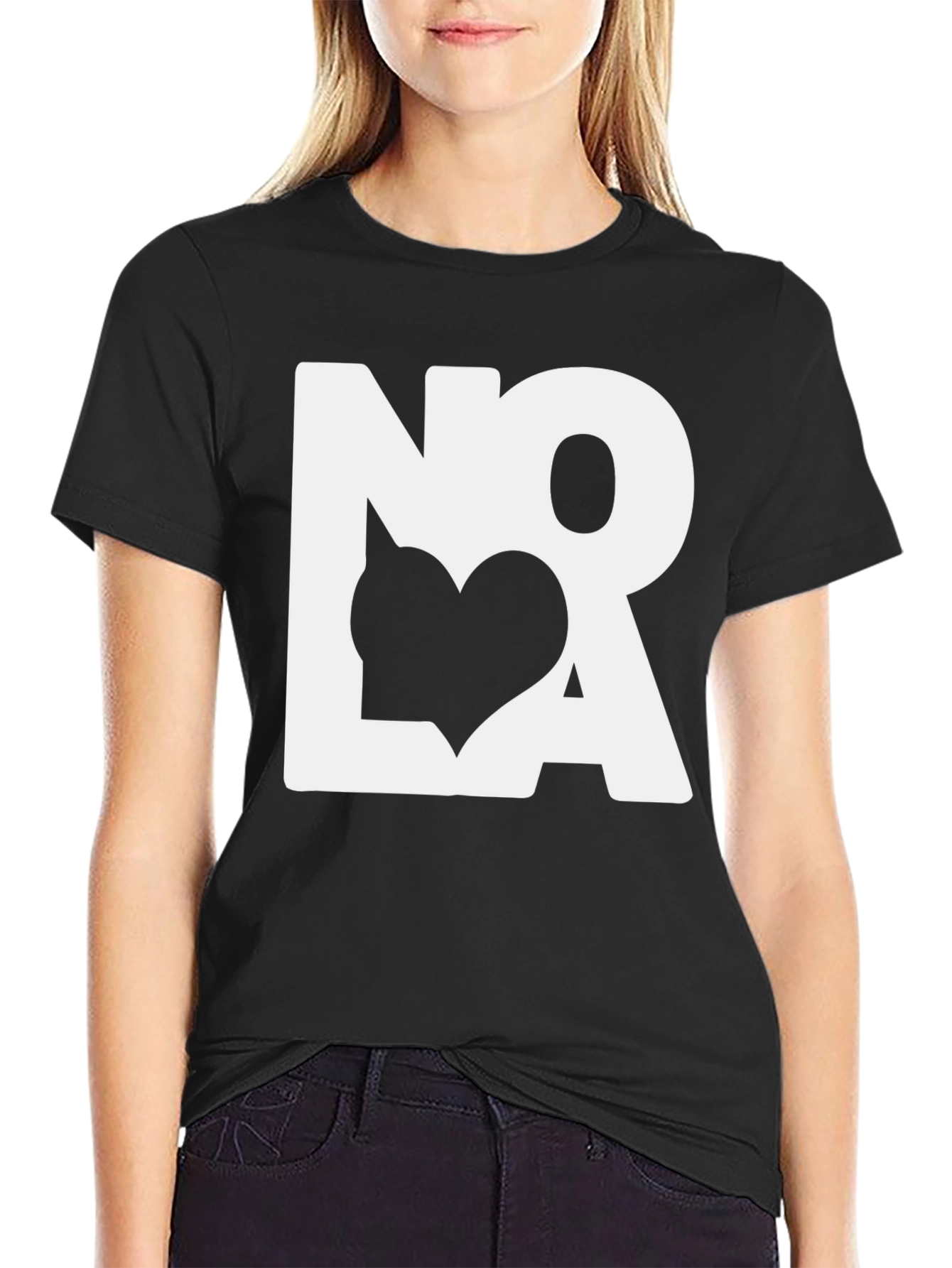 NOLA Heart Graphic Tee - New Orleans Love