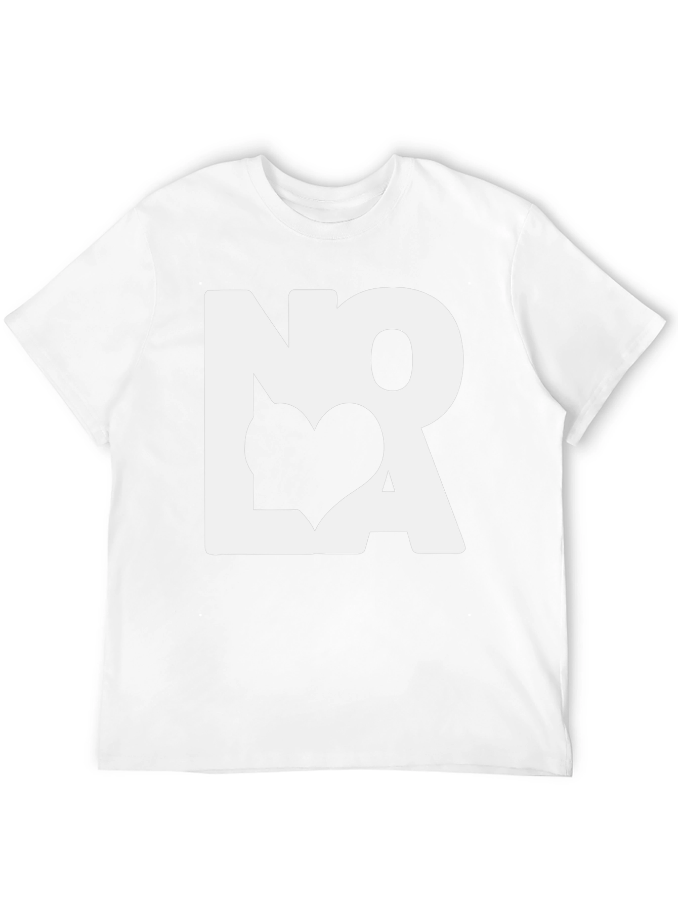 NOLA Heart Graphic Tee - New Orleans Love