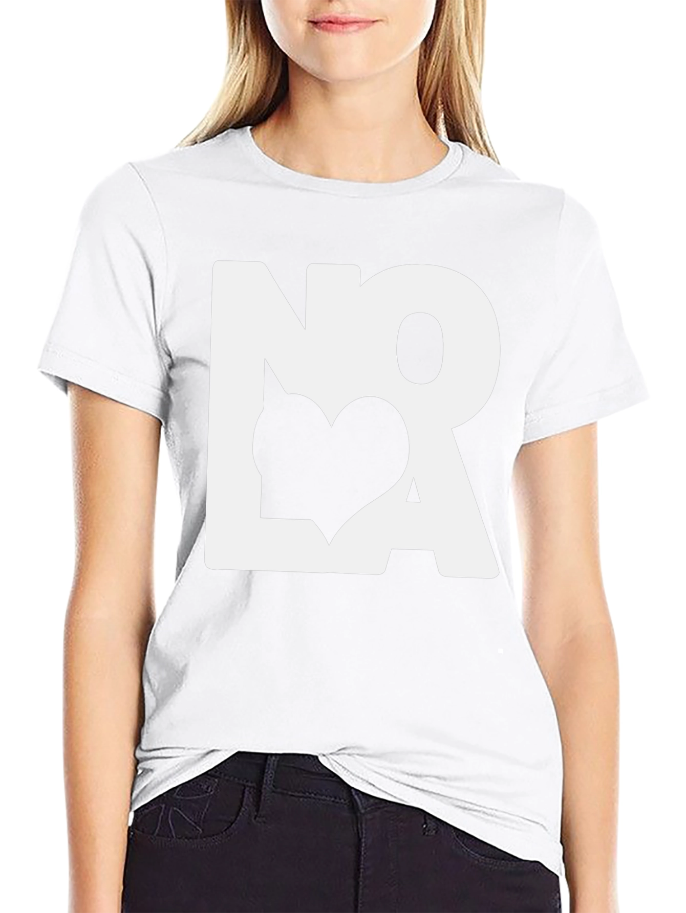 NOLA Heart Graphic Tee - New Orleans Love