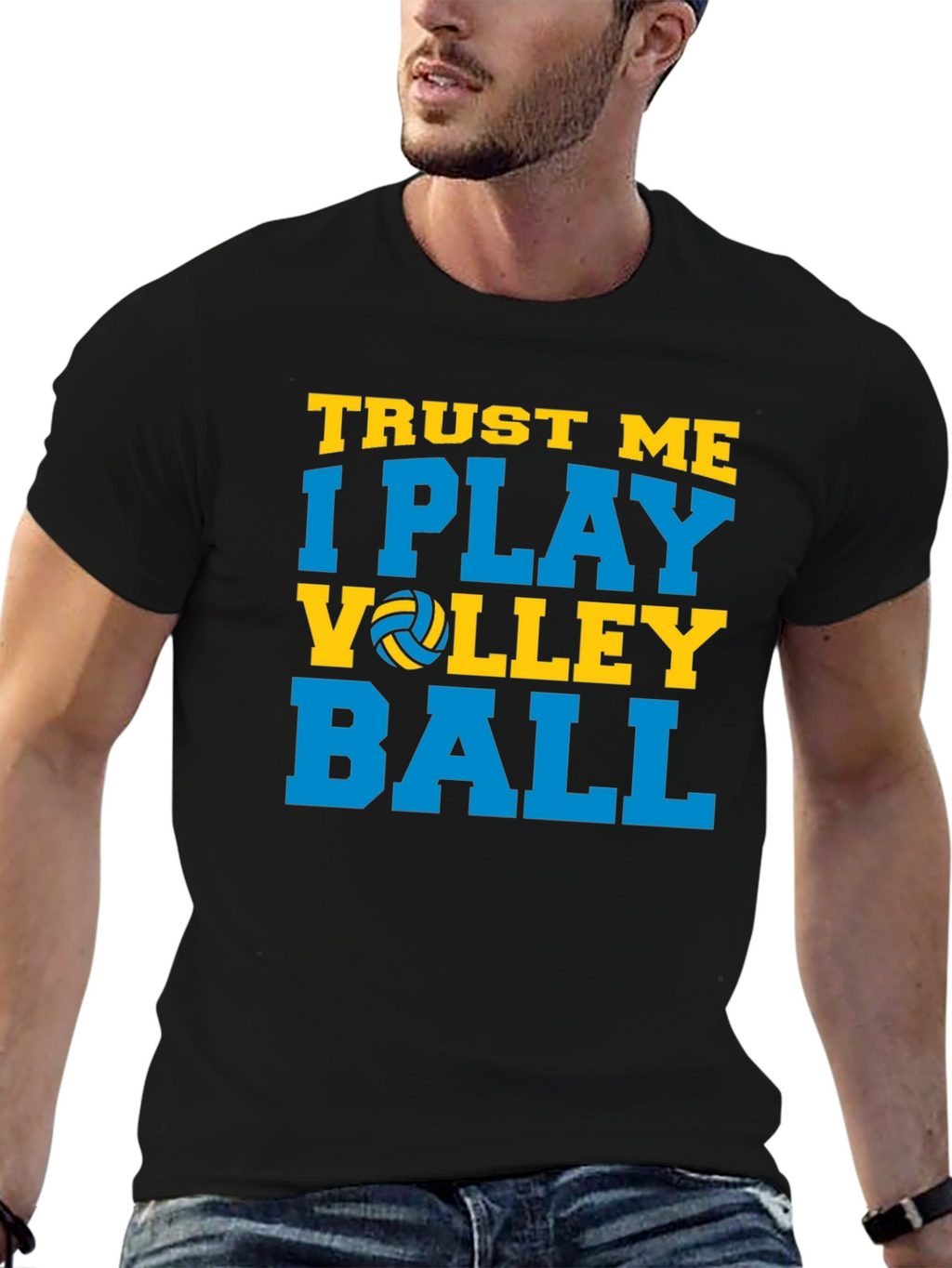 Trust Me I Play Volleyball Graphic T-Shirt