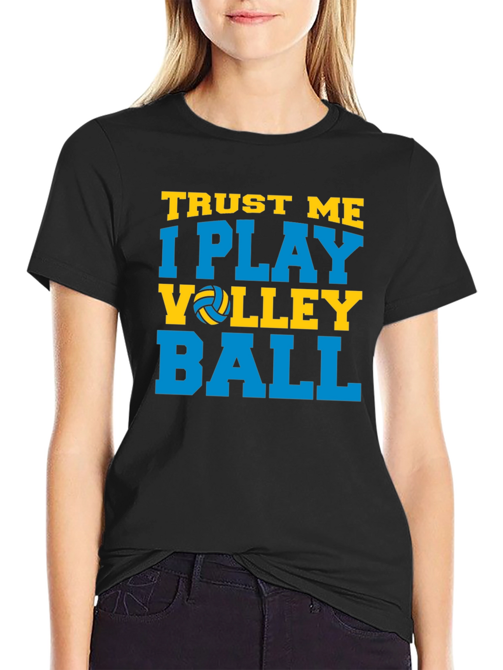 Trust Me I Play Volleyball Graphic T-Shirt