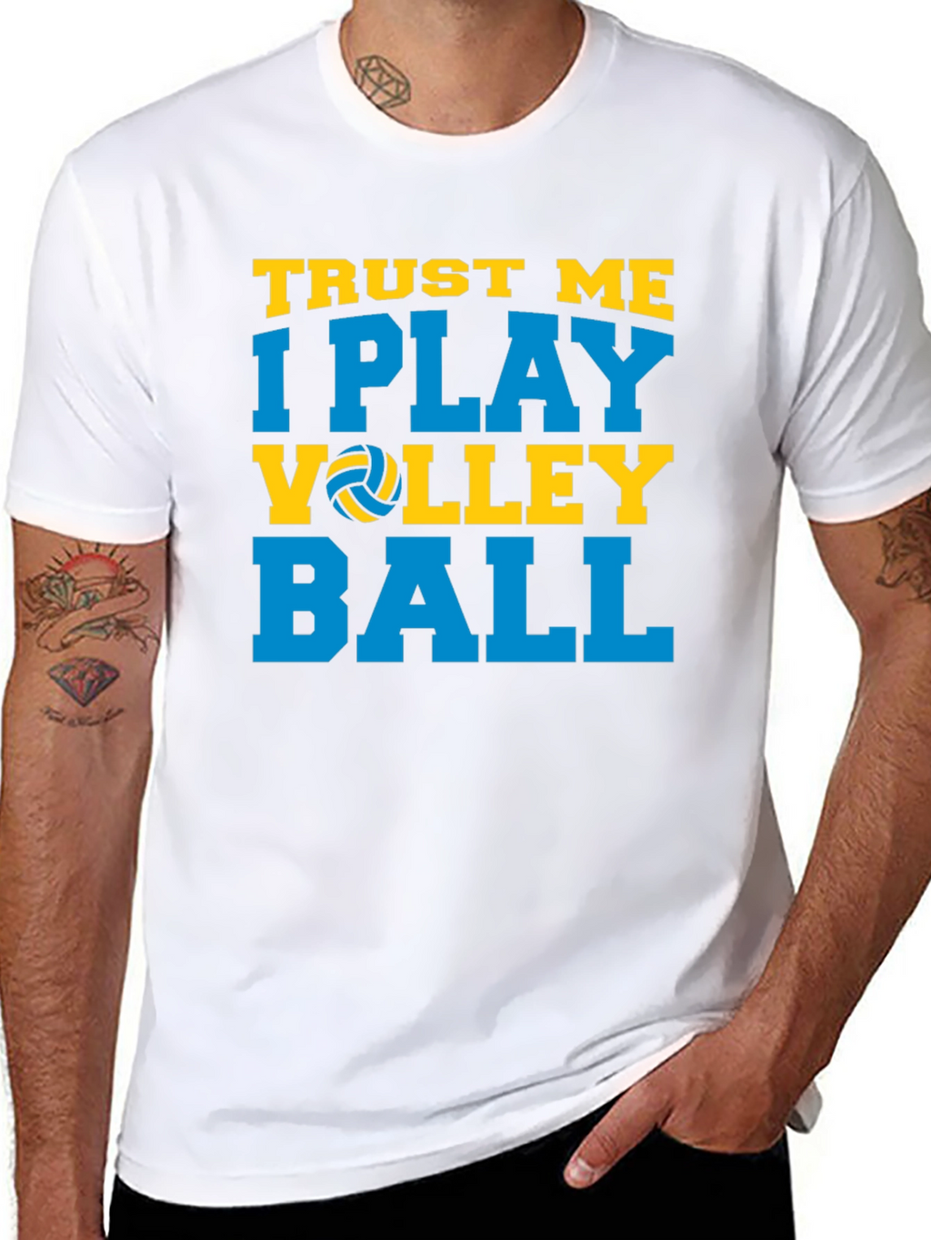Trust Me I Play Volleyball Graphic T-Shirt