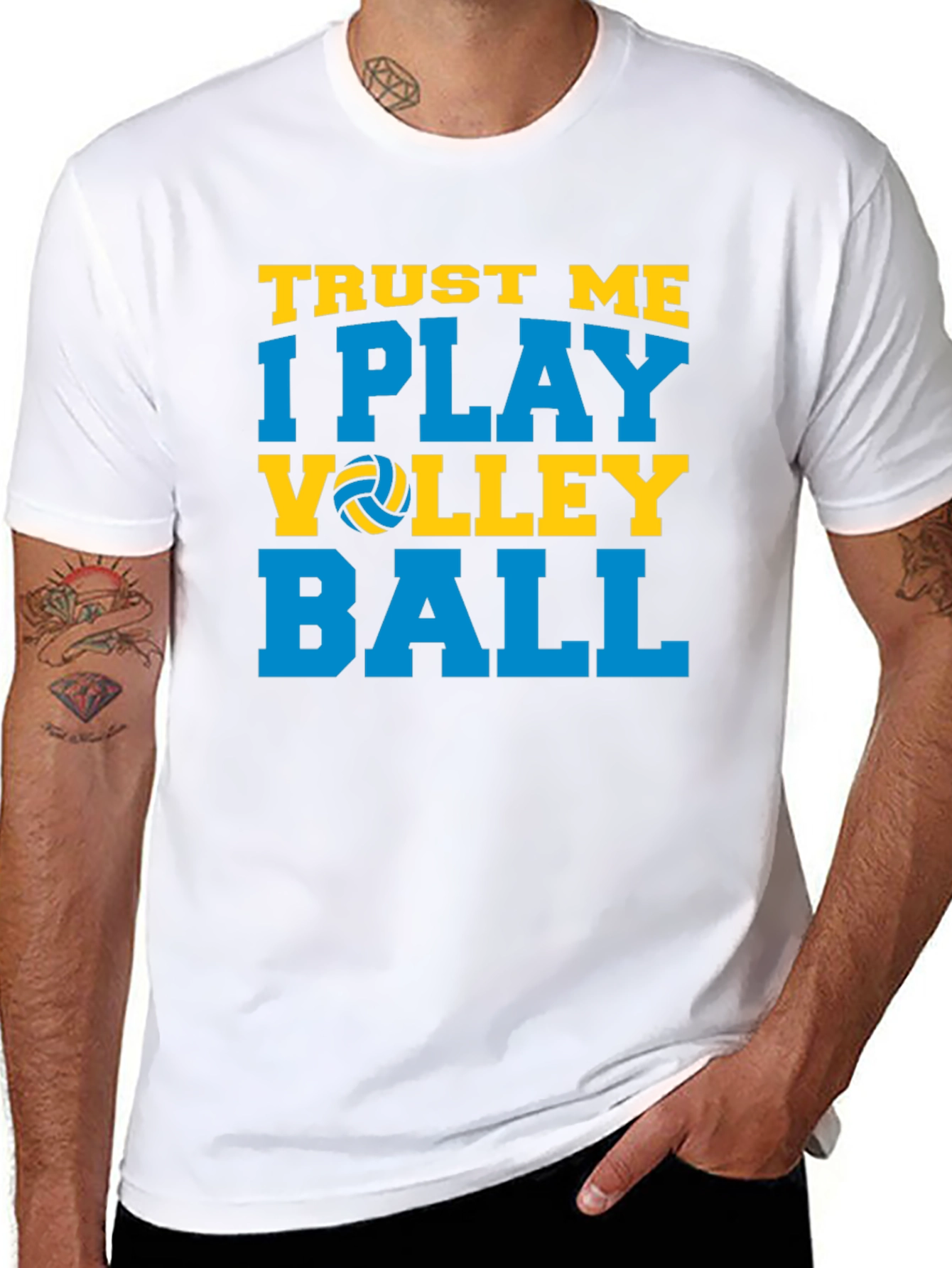 Trust Me I Play Volleyball Graphic T-Shirt