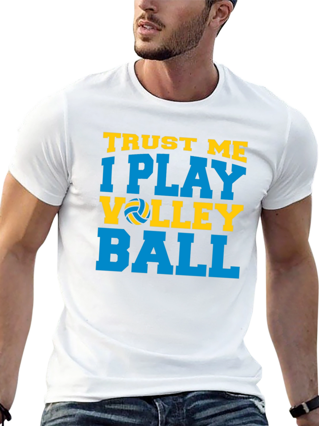 Trust Me I Play Volleyball Graphic T-Shirt