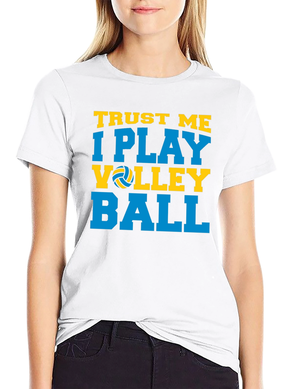 Trust Me I Play Volleyball Graphic T-Shirt