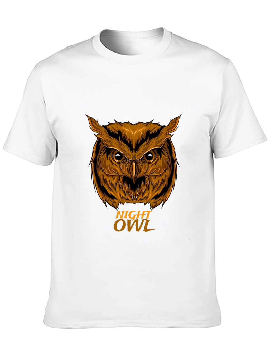 Night Owl Graphic Print Mens Black T-Shirt
