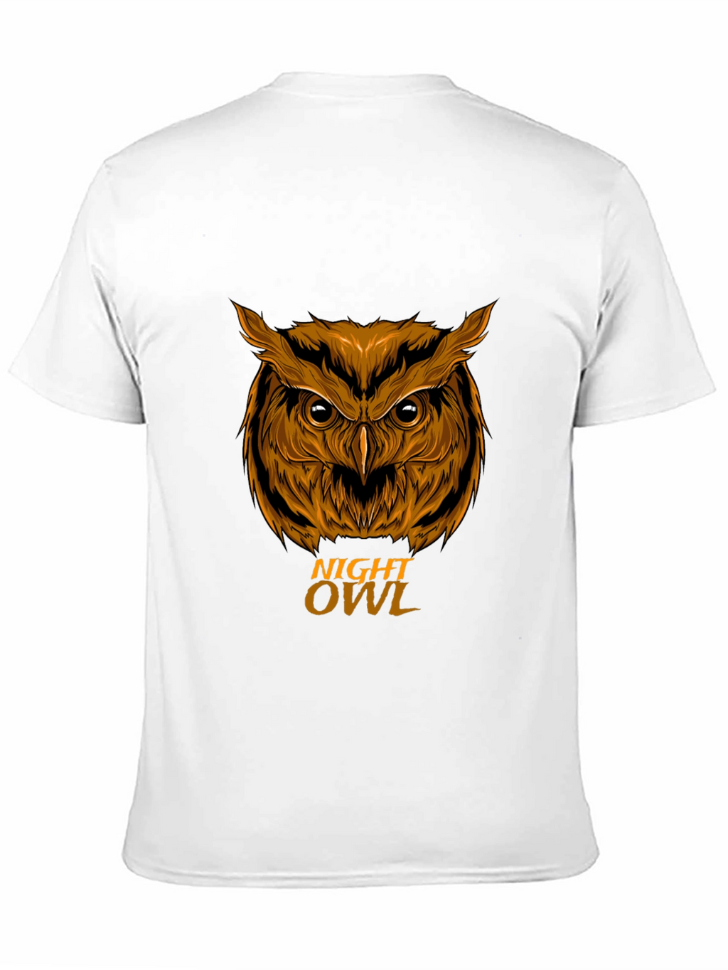 Night Owl Graphic Print Mens Black T-Shirt