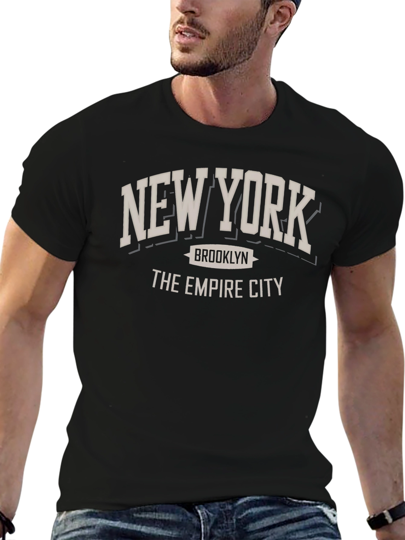 New York Brooklyn The Empire City Black T-Shirt