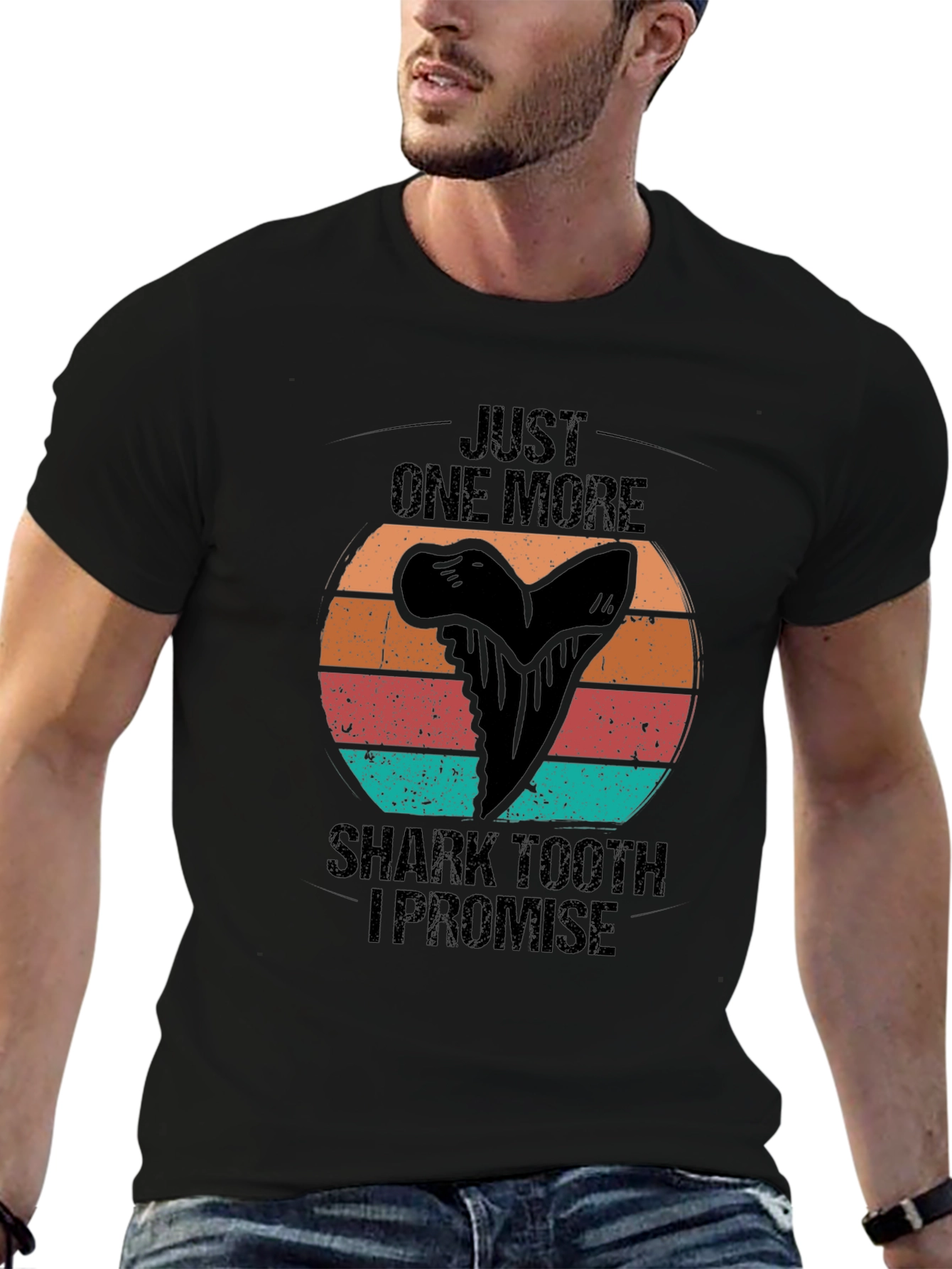 Shark Tooth T-Shirt - Just One More I Promise Tee
