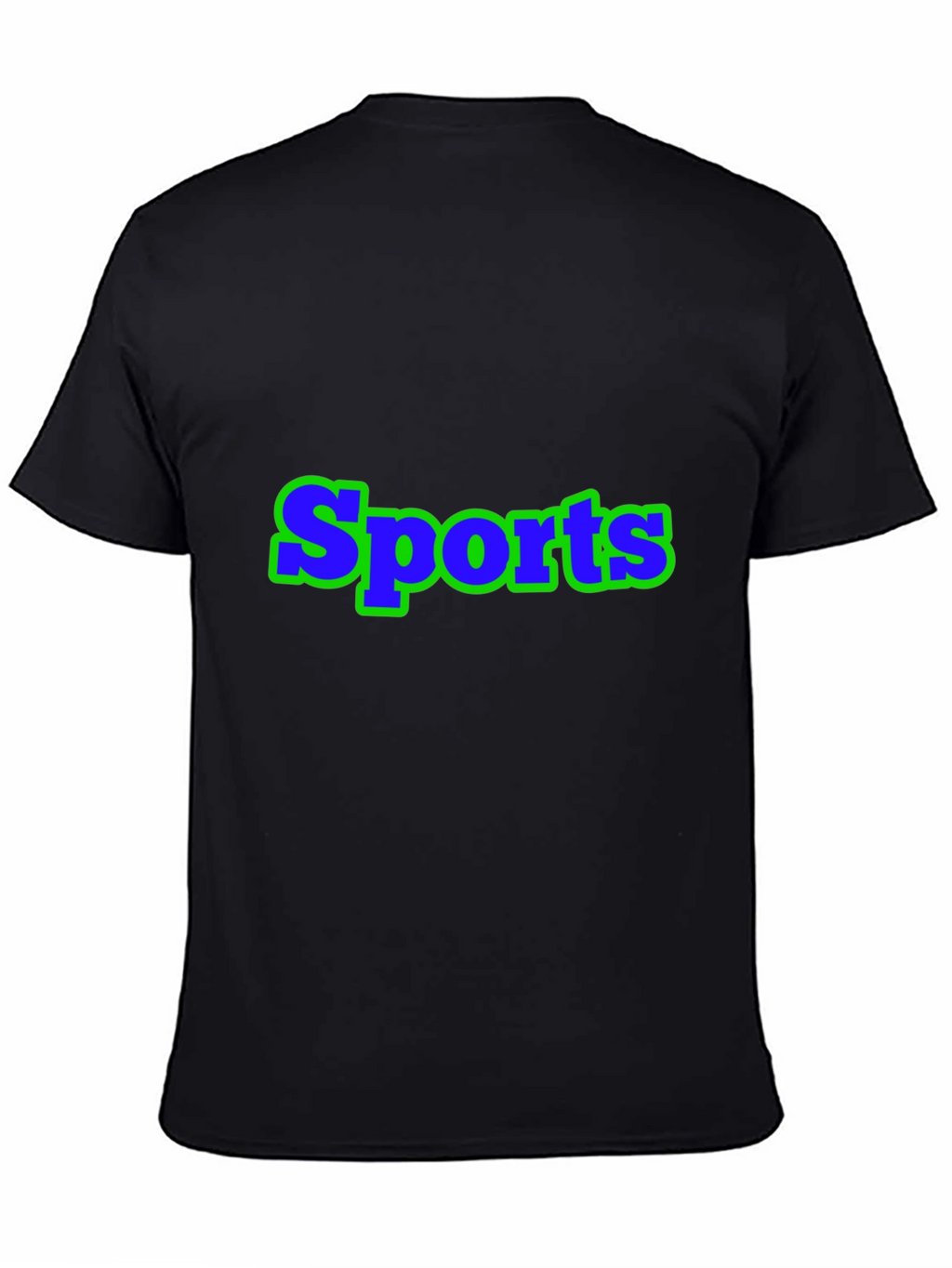 Sports Graphic Black T-Shirt