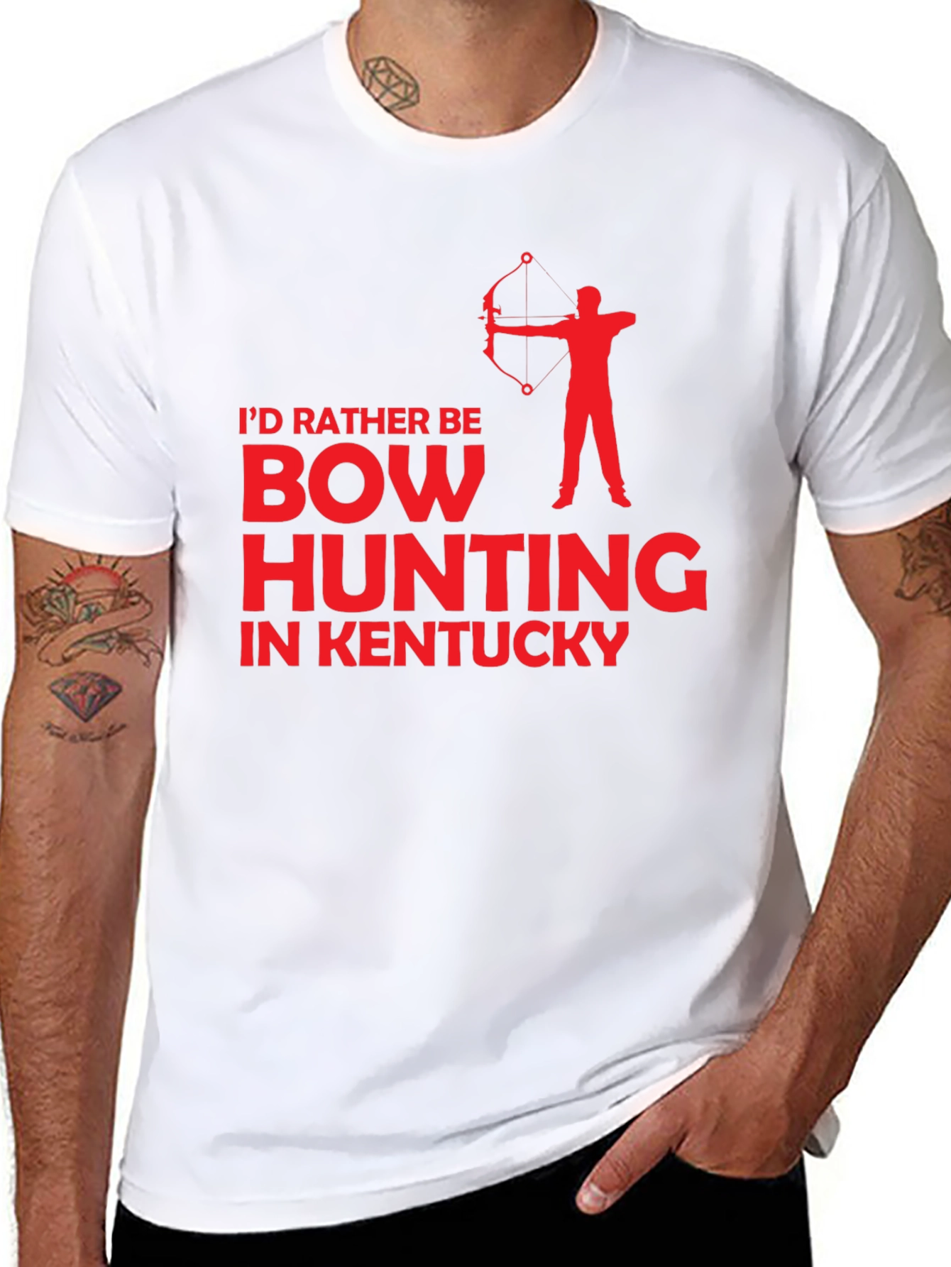Bow Hunting Kentucky Graphic T-Shirt
