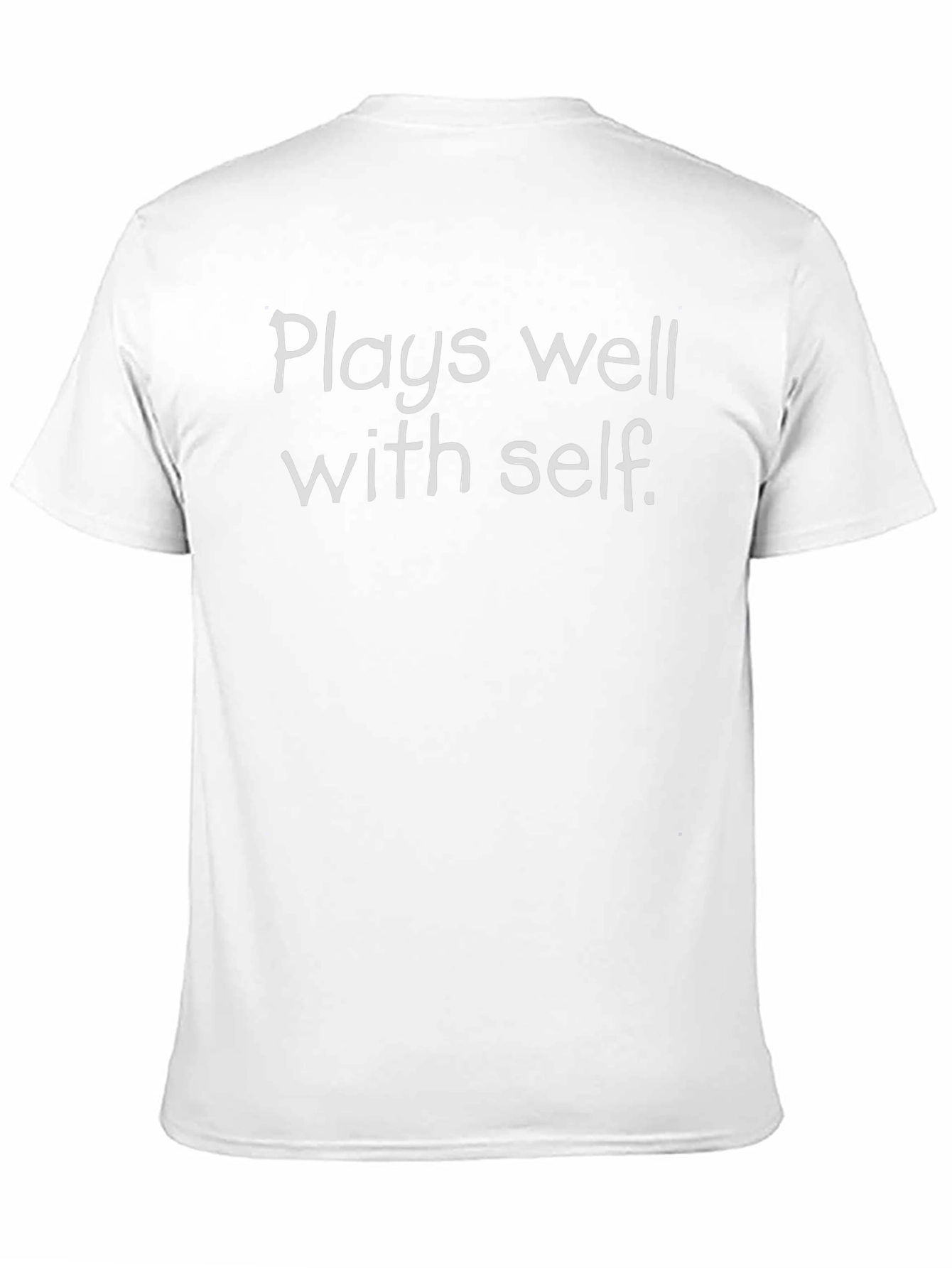 Plays Well With Self Black Graphic T-Shirt