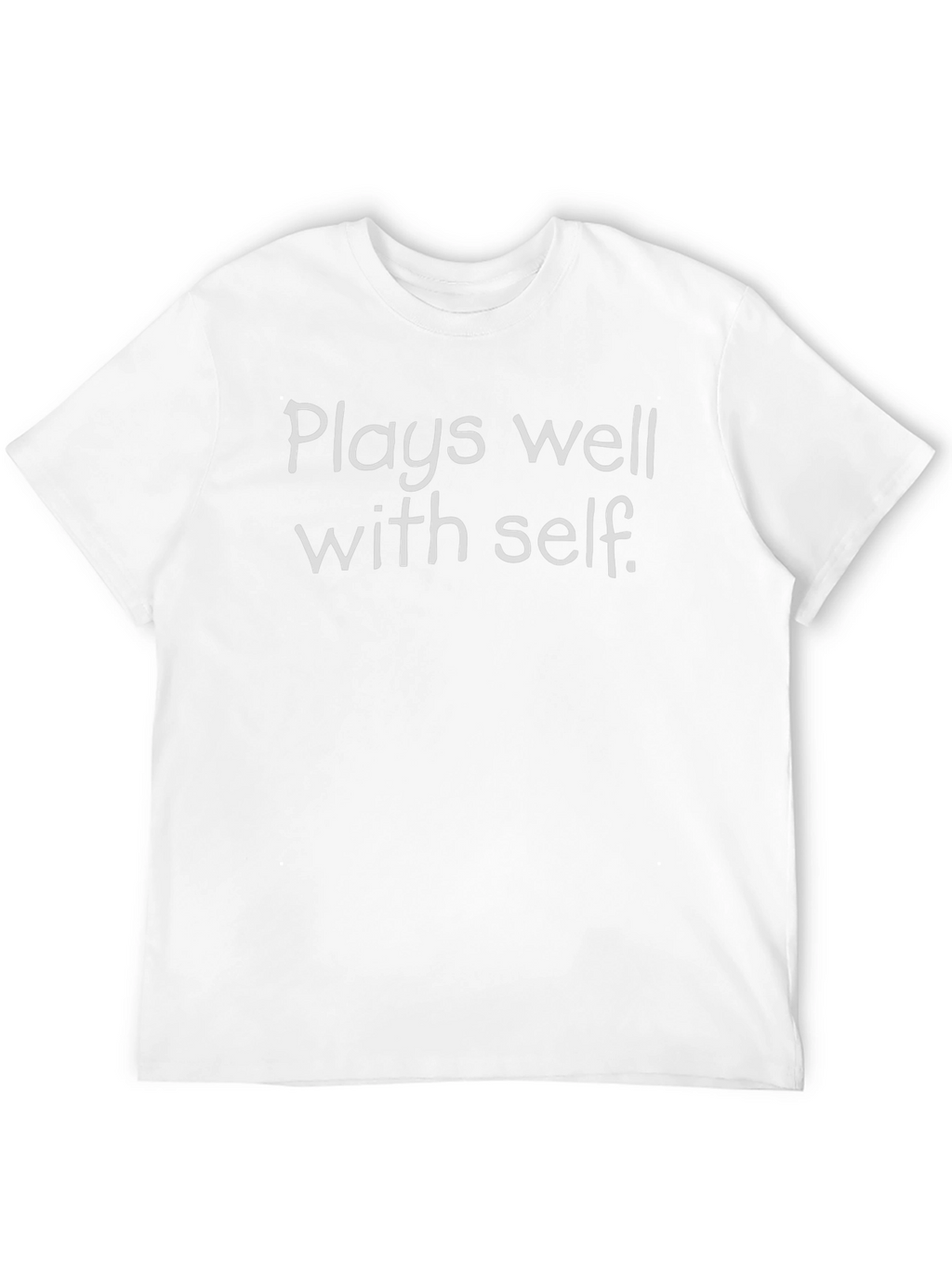 Plays Well With Self Black Graphic T-Shirt