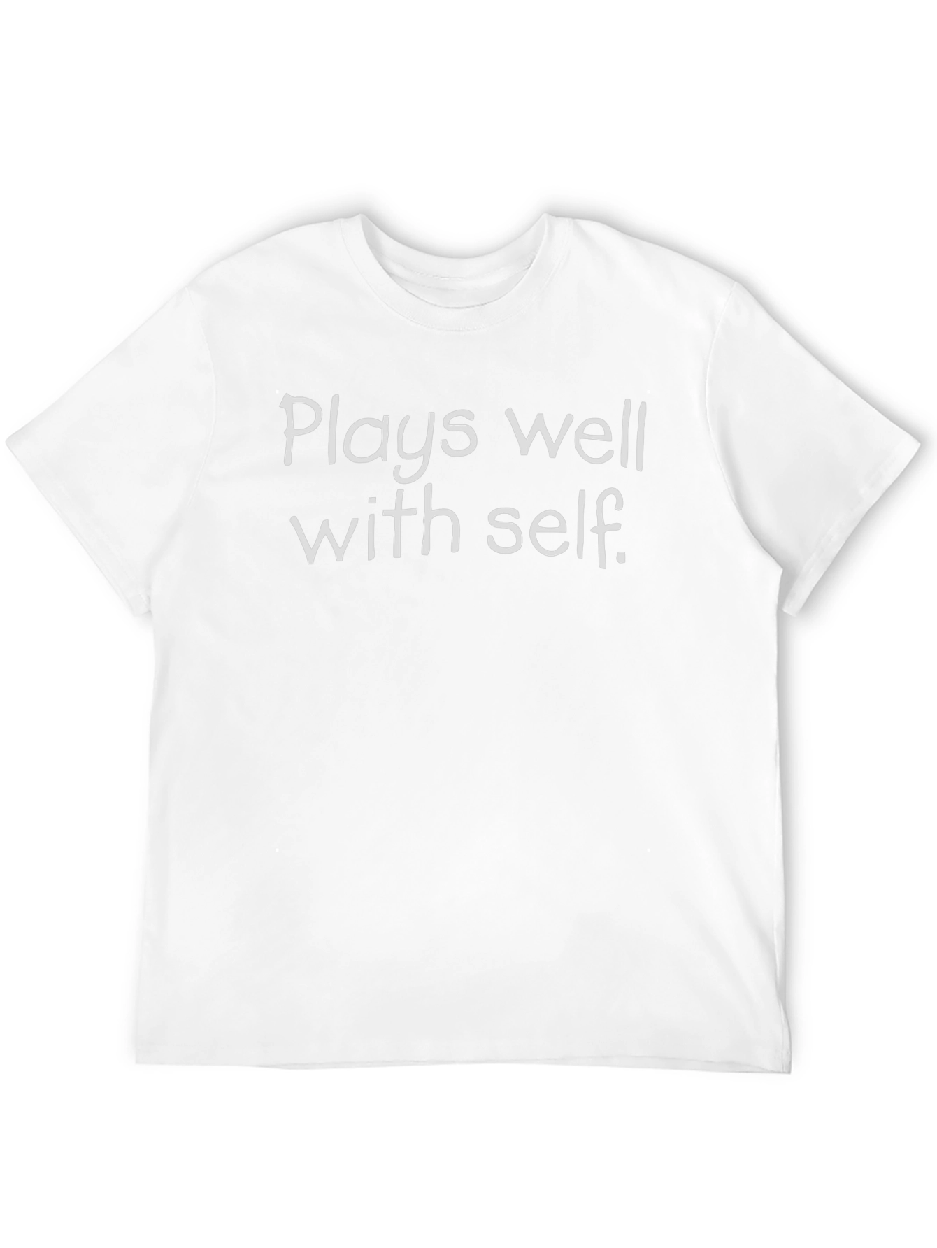 Plays Well With Self Black Graphic T-Shirt