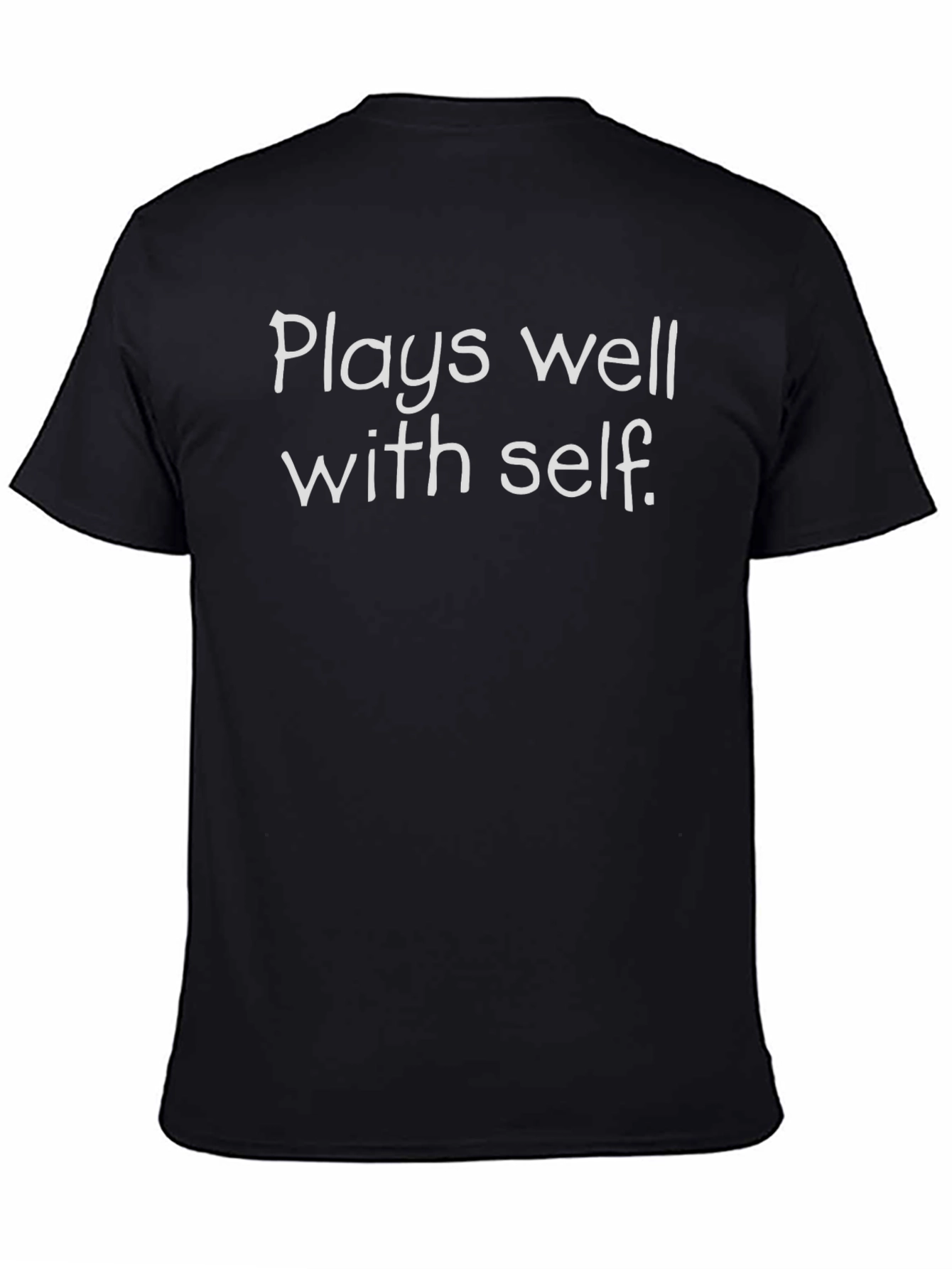 Plays Well With Self Black Graphic T-Shirt