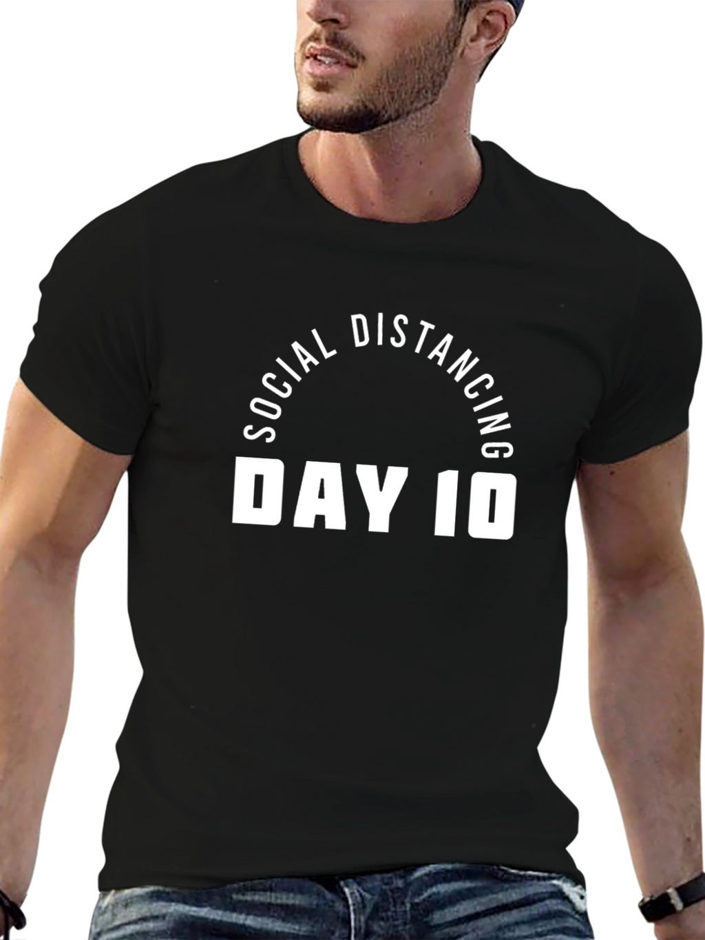 Social Distancing Day 10 Tee