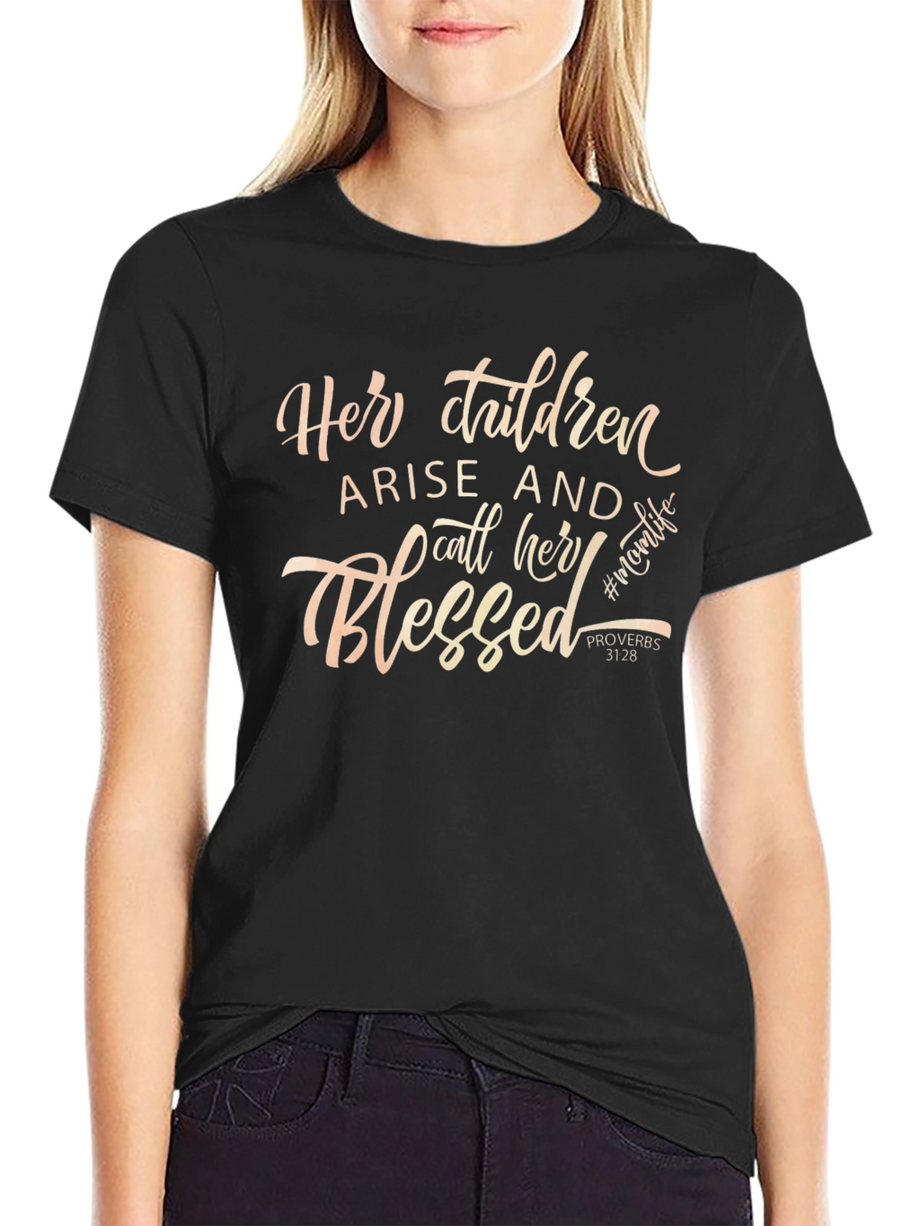 Blessed Mom Life Graphic T-Shirt