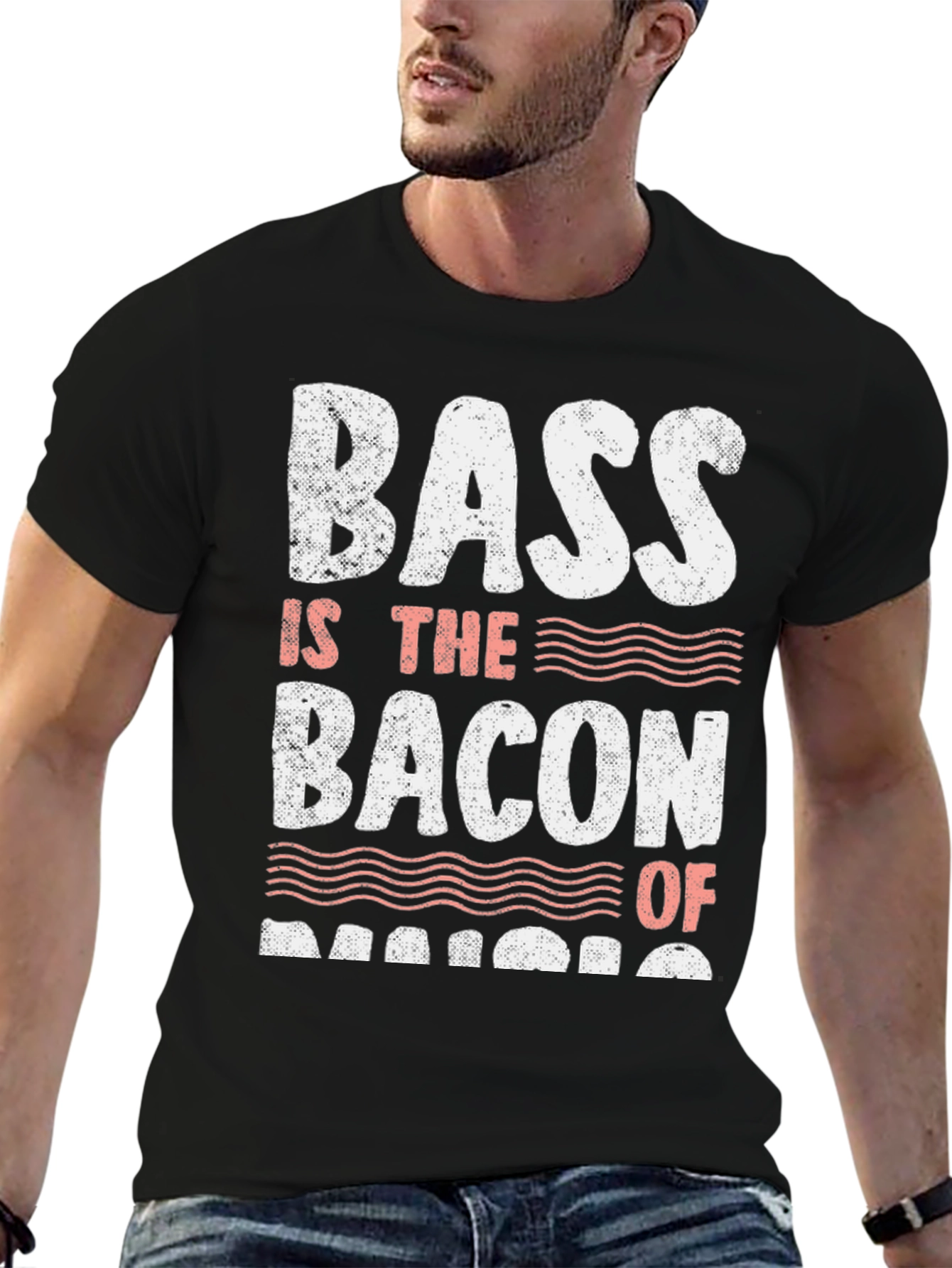 Bass is the Bacon of Music Graphic Tee