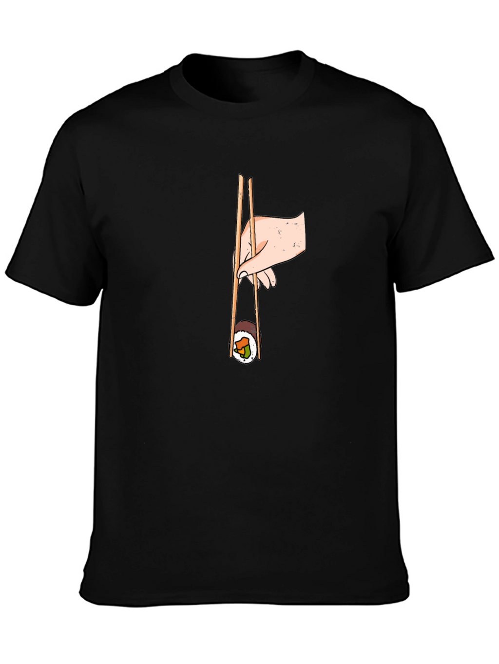Sushi Lover T-Shirt - Chopsticks and Roll Graphic Tee