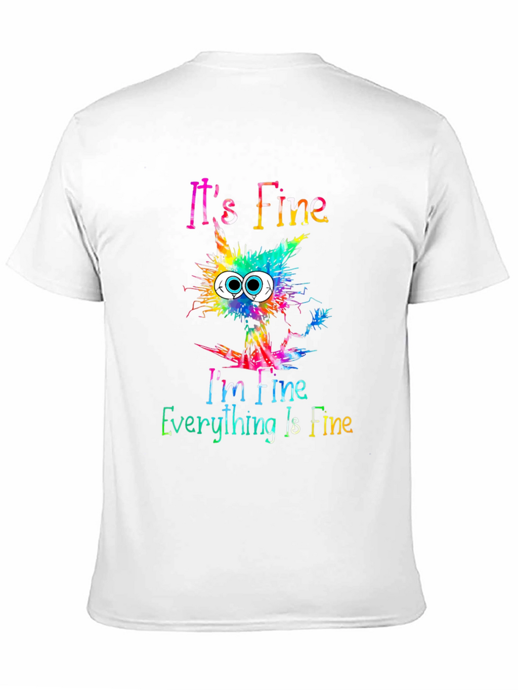 Its Fine Cat Graphic Tee - Unisex T-Shirt