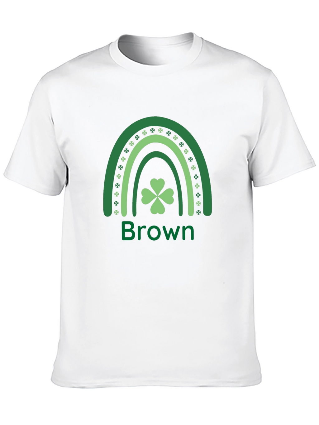 St Patricks Day Rainbow Clover Graphic T-Shirt