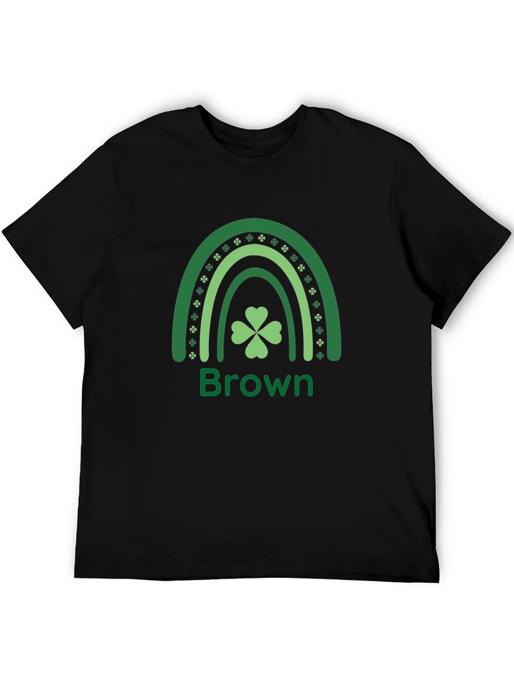 St Patricks Day Rainbow Clover Graphic T-Shirt
