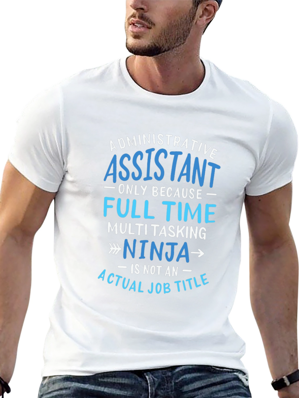 Admin Assistant Ninja T-Shirt - Job Humor Tee