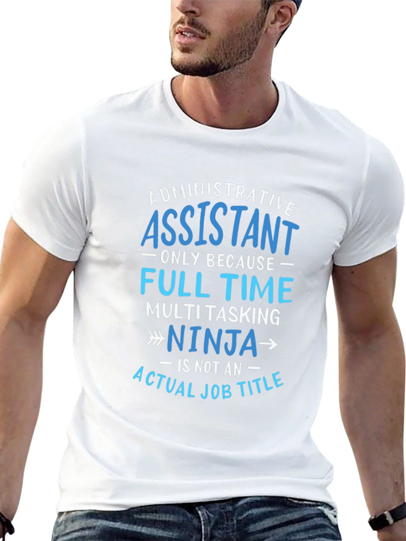 Admin Assistant Ninja T-Shirt - Job Humor Tee