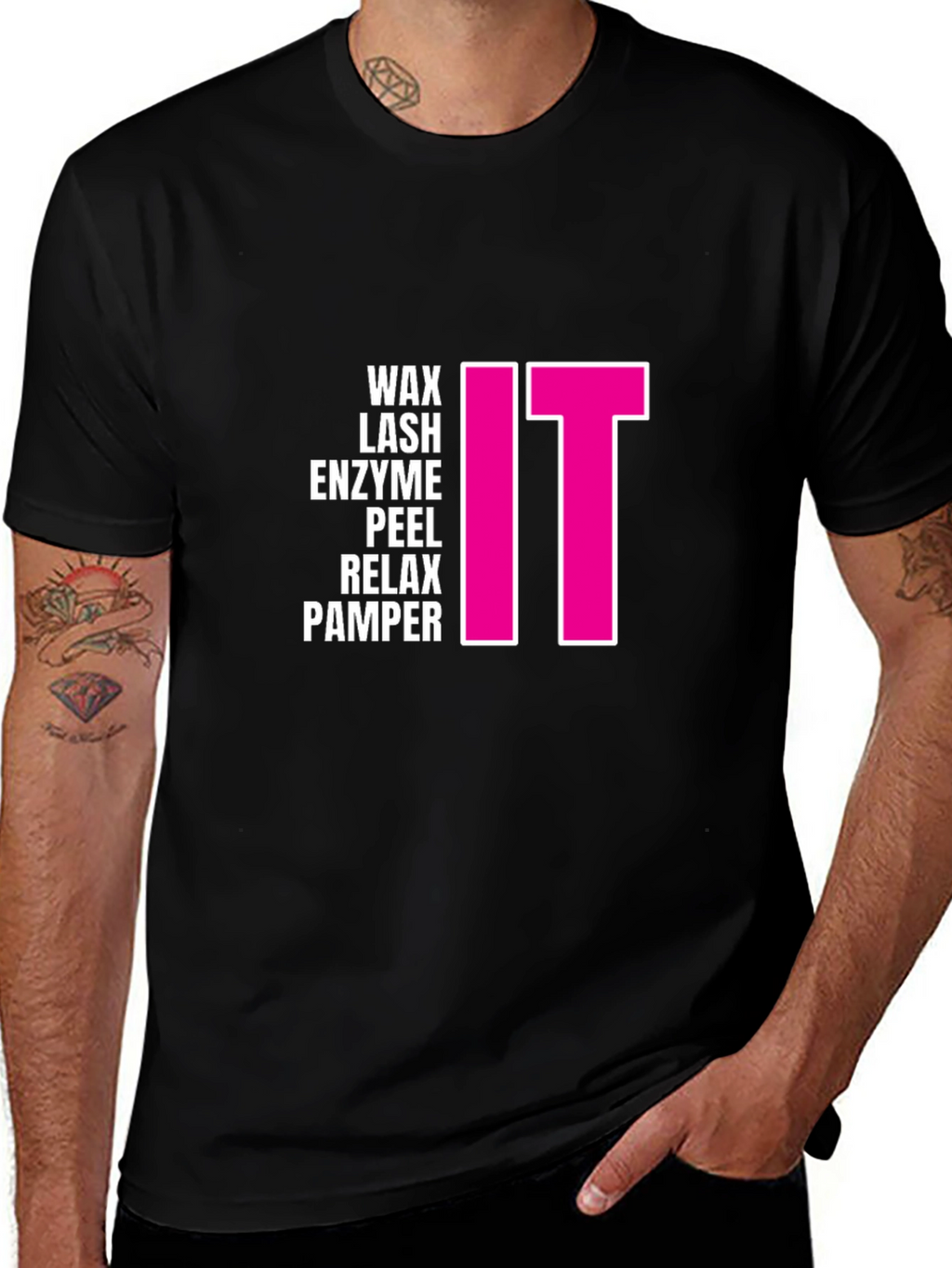 Wax Lash Enzyme Peel Relax Pamper IT T-Shirt